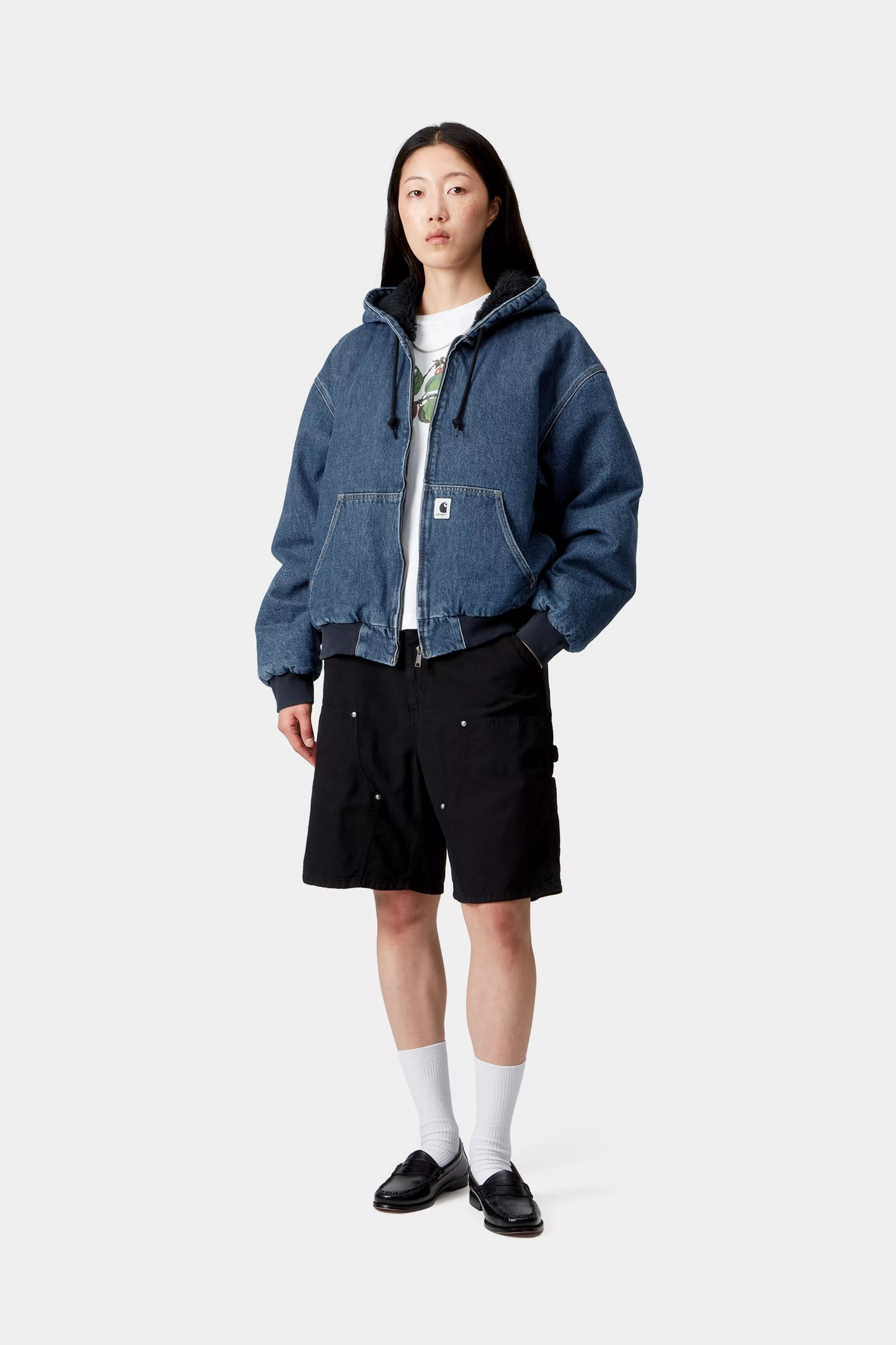 W' OG ACTIVE JACKET  - Blue (stone washed)