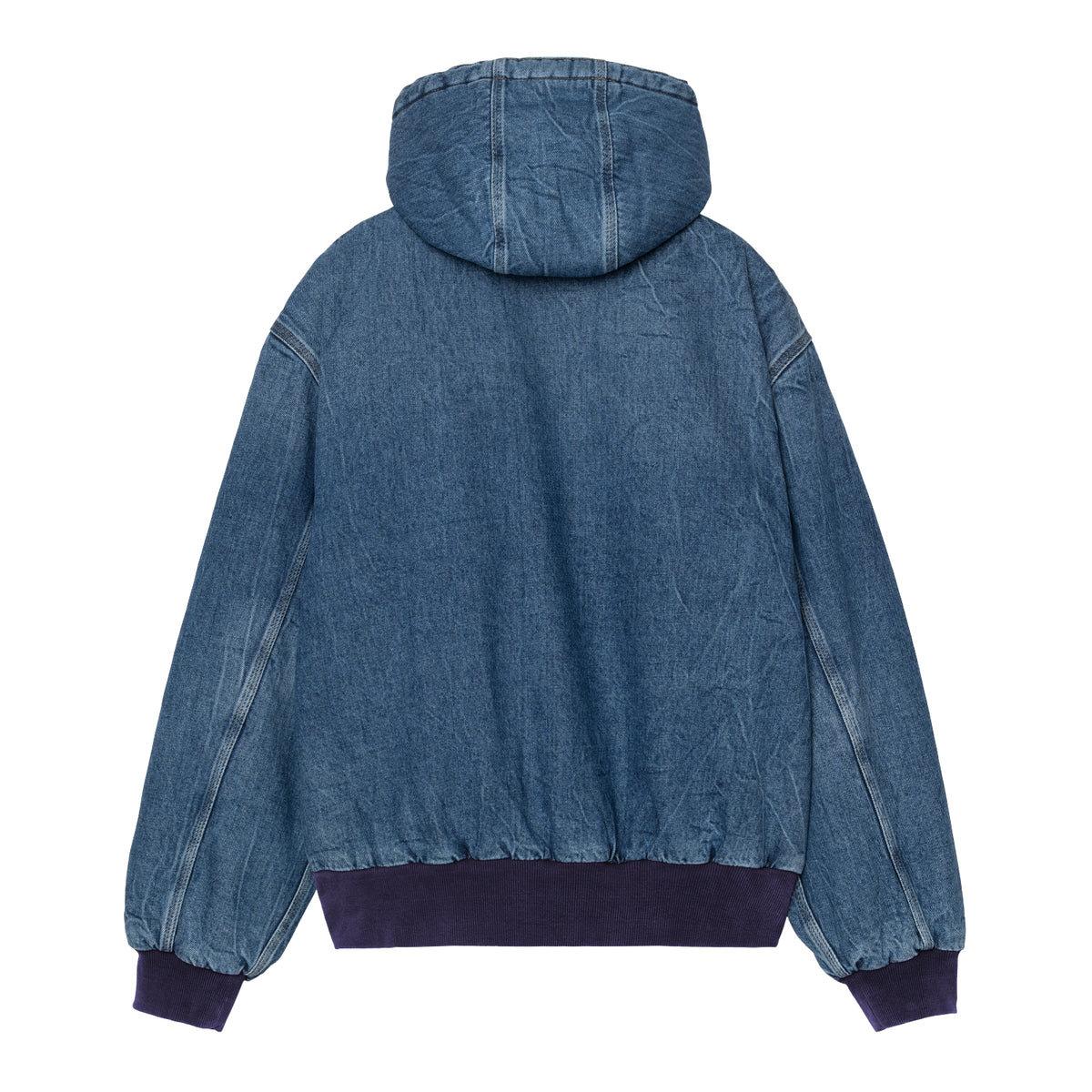 W' OG Active Jacket - Blue marble used wash