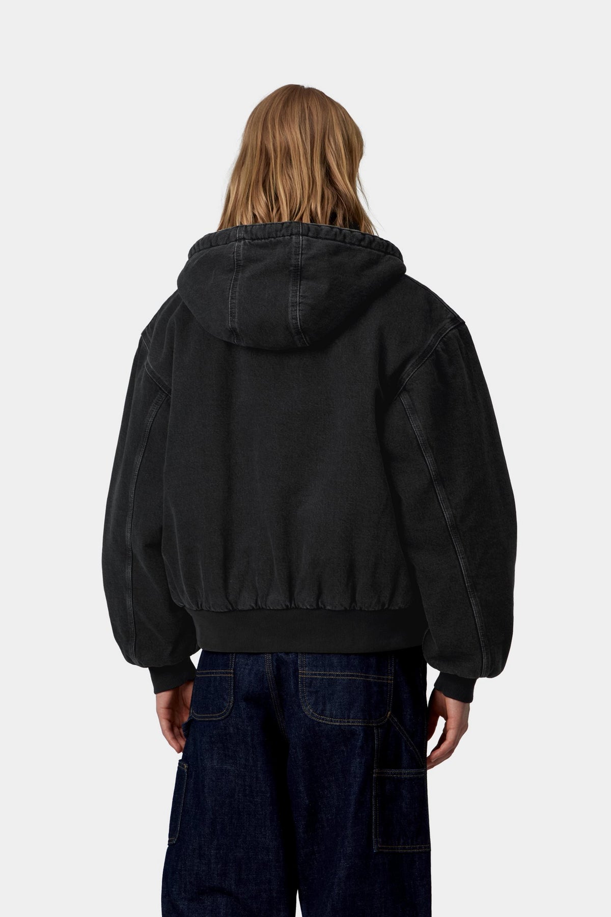 W' OG Active Jacket - Black stone washed
