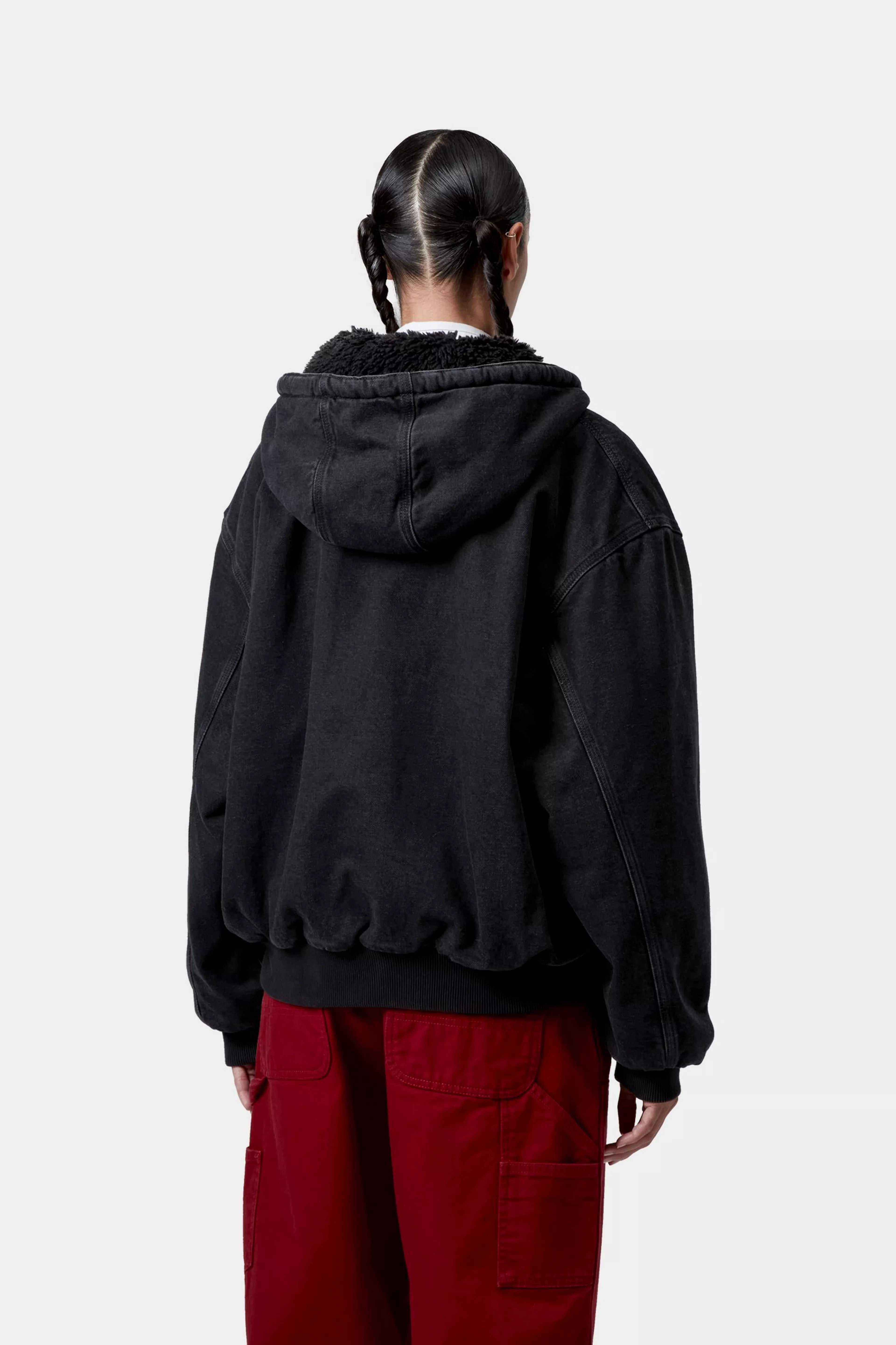 W' OG ACTIVE JACKET  - Black (stone washed)