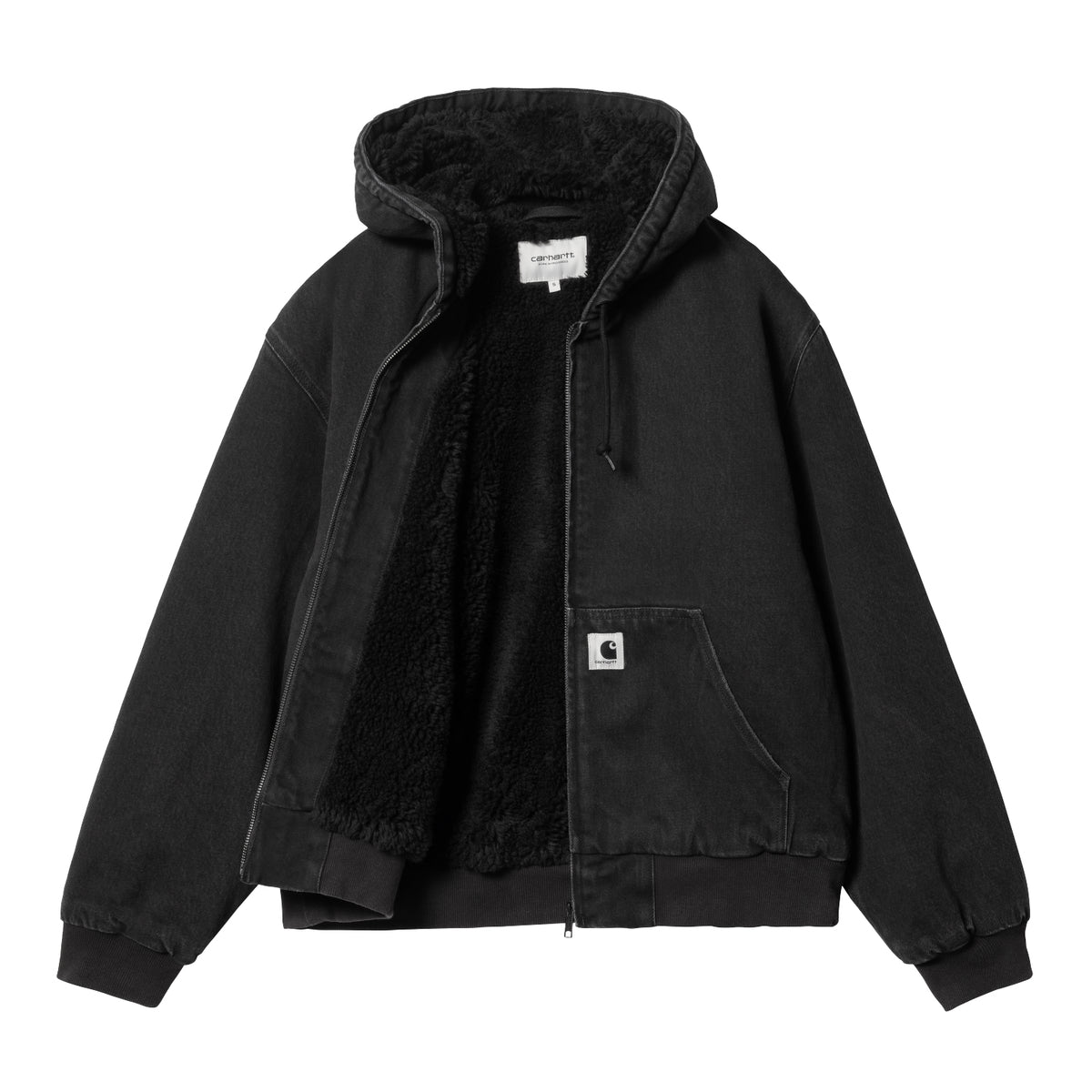 W' OG Active Jacket - Black stone washed