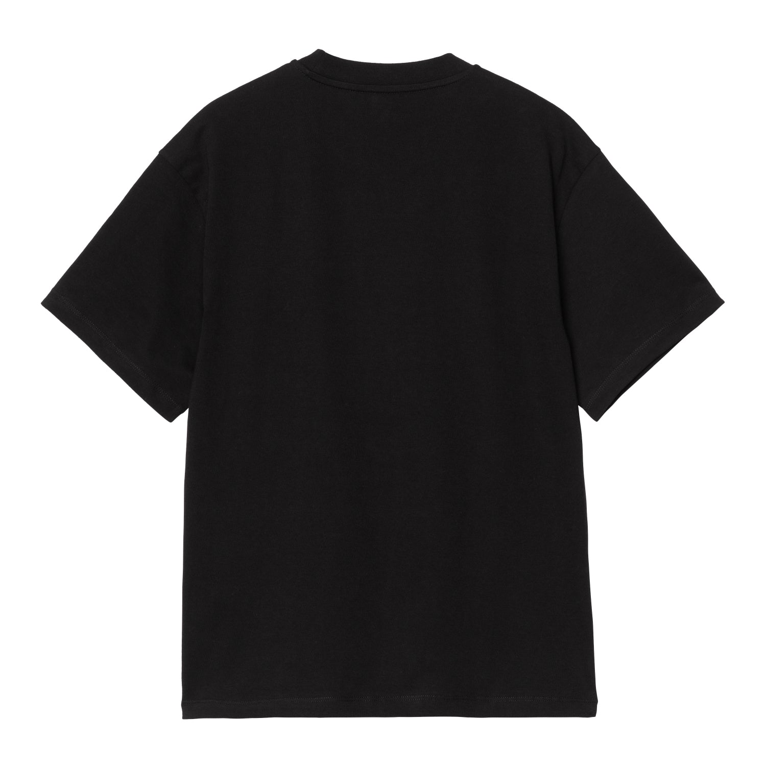 W' S/S HEART PATCH T-SHIRT - Black / Red