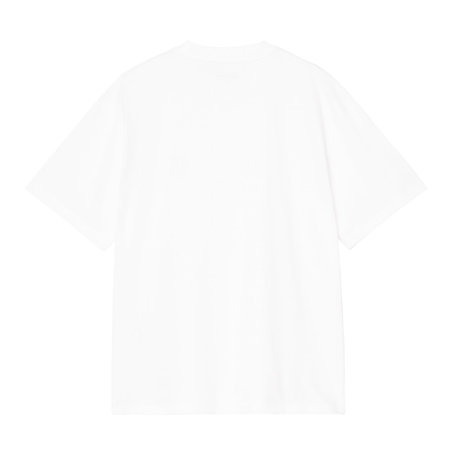 W' S/S HEART PATCH T-SHIRT - White / Red