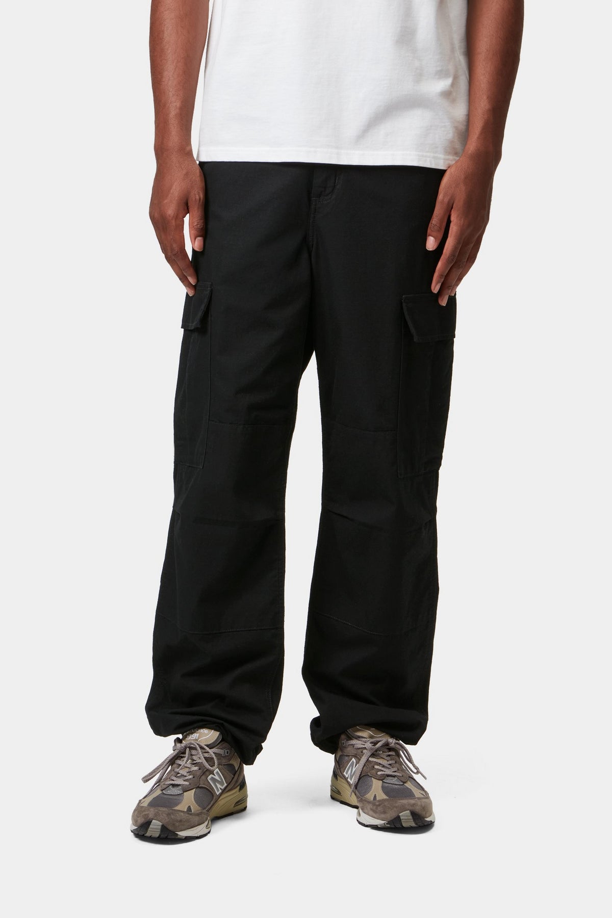 Regular Cargo Pant - Black, rinsed