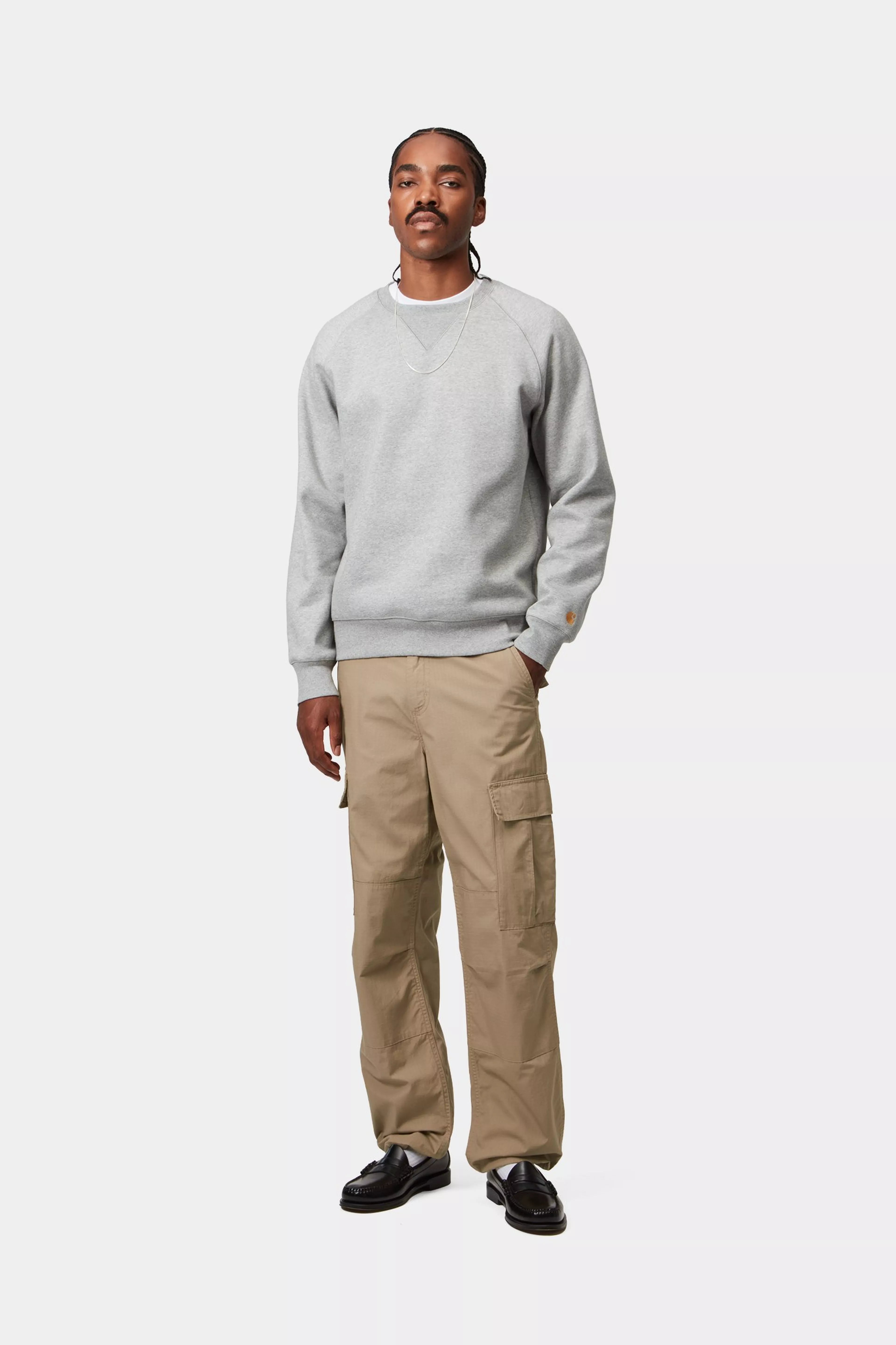 Regular Cargo Pant - Leather (rinsed)