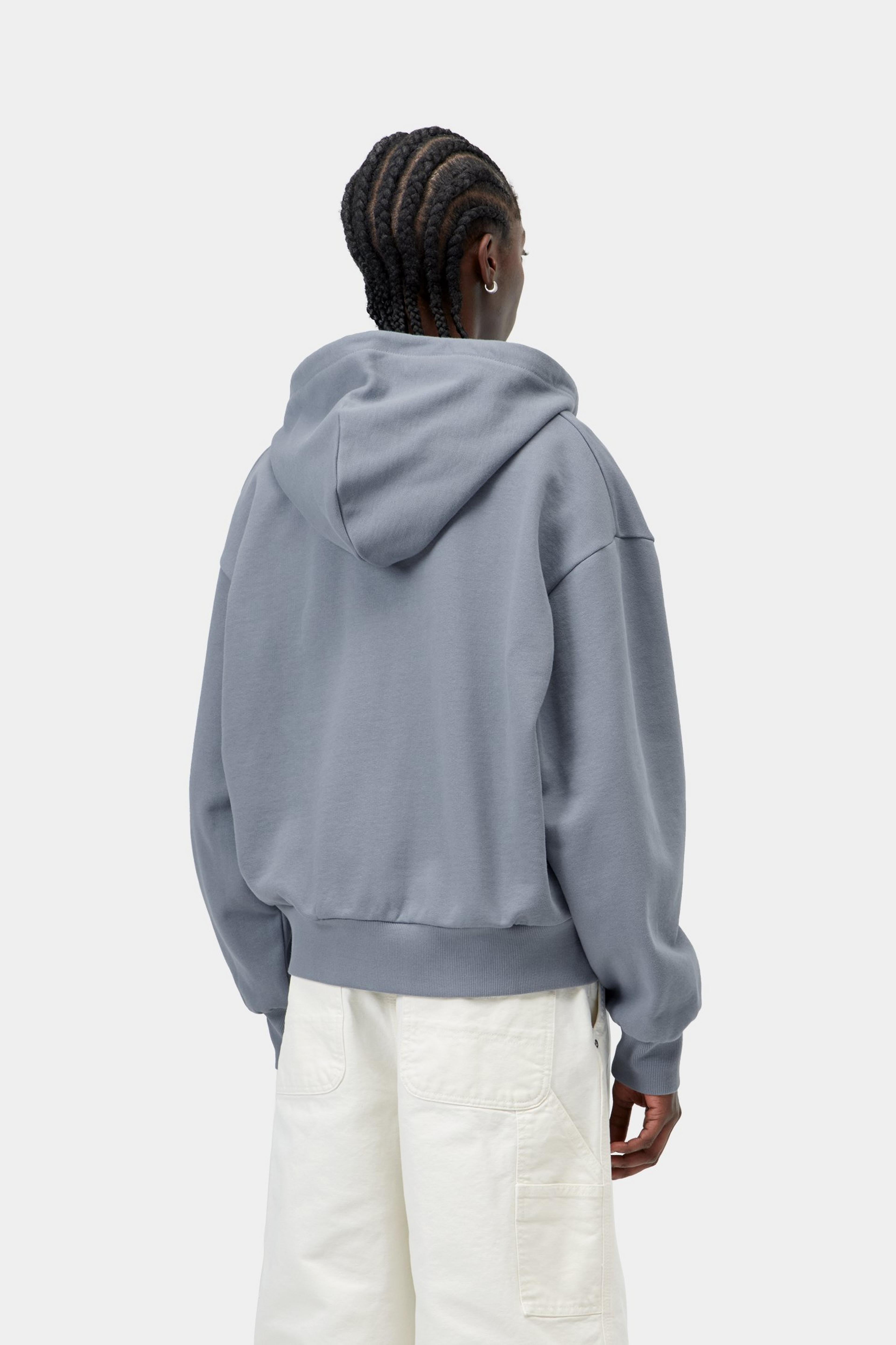 W' Hooded Casey Jacket - Shady Blue / Silver