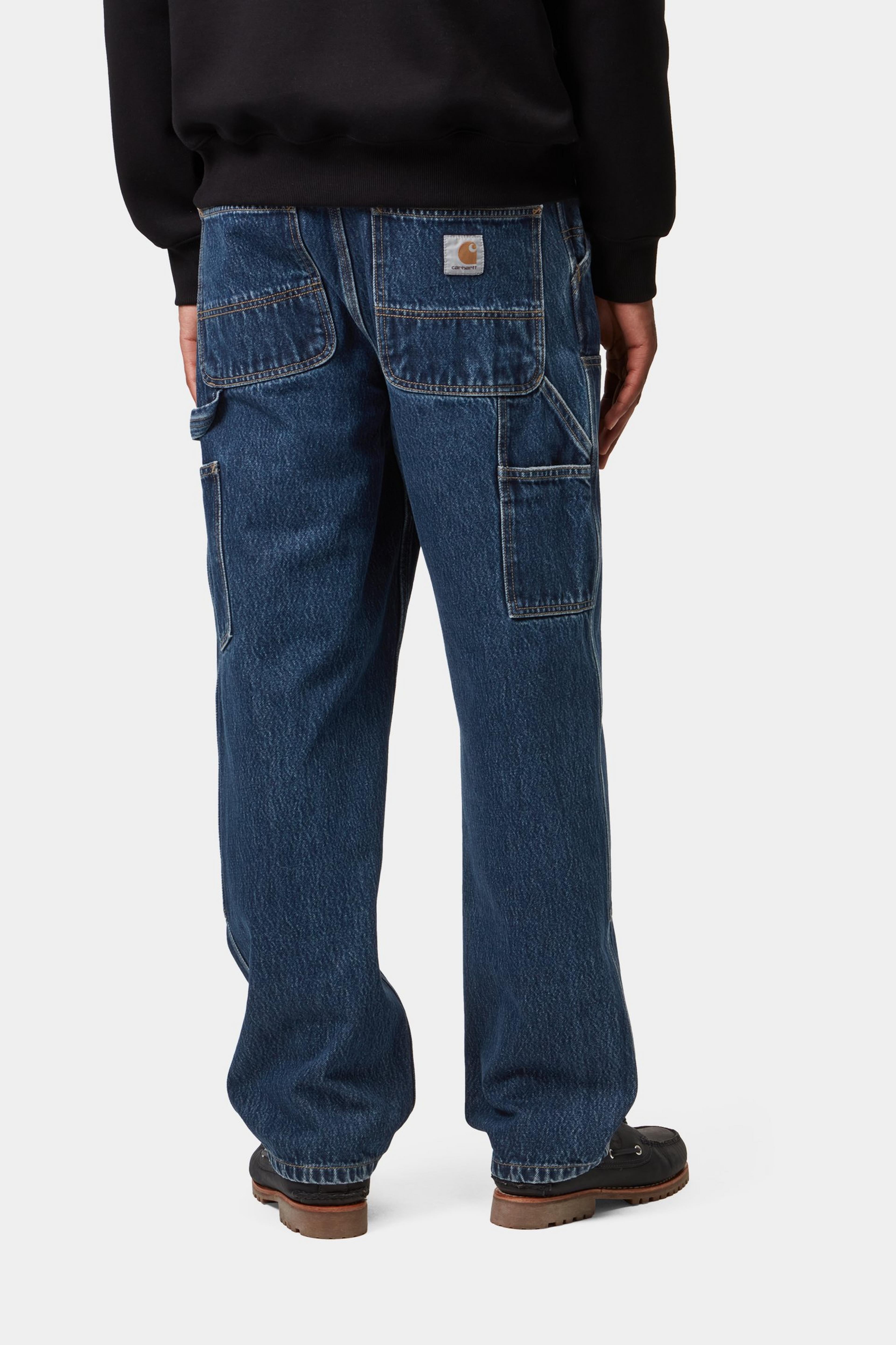 Double Knee Pant - Blue (stone washed)