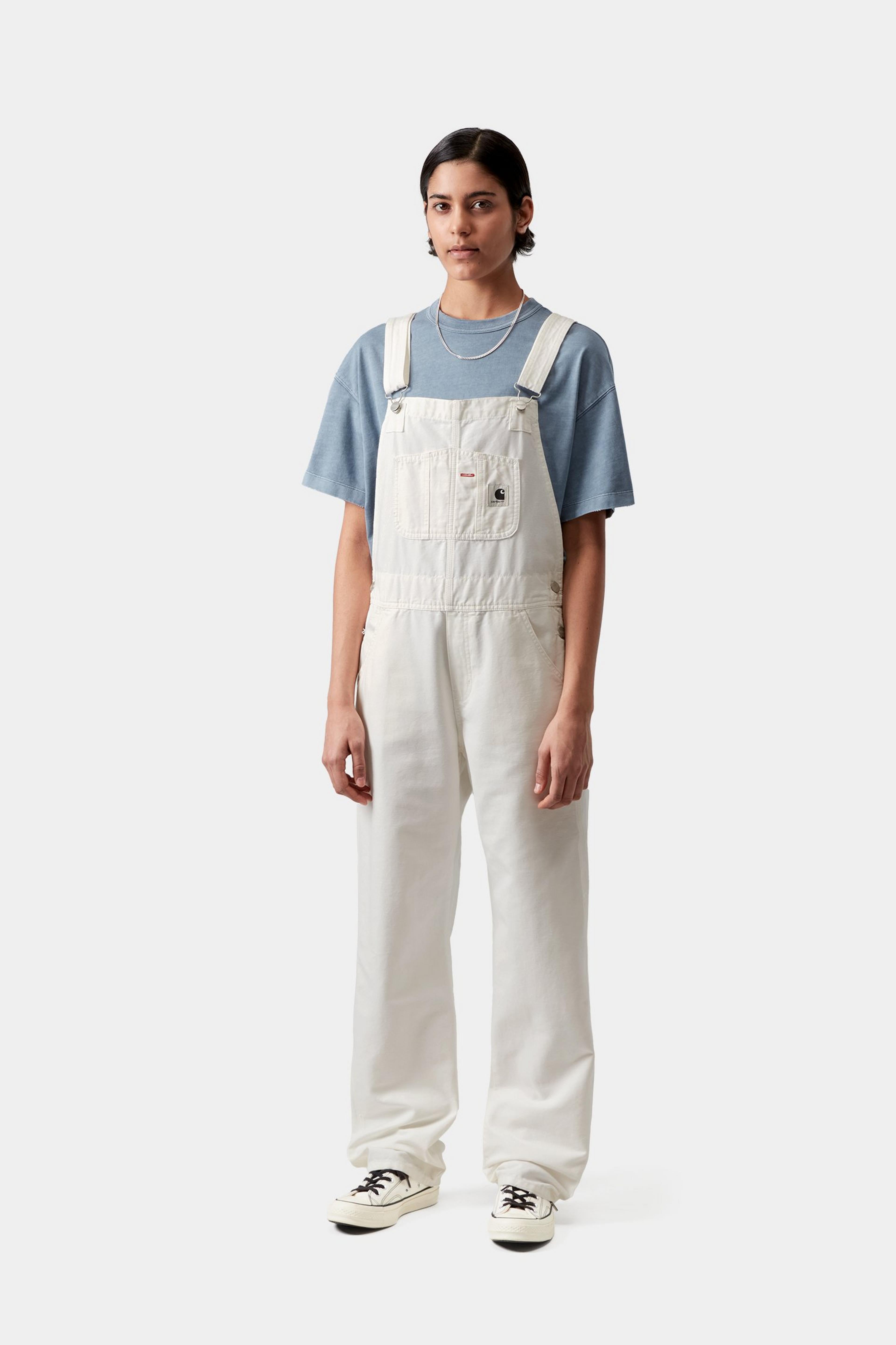 W' Bib Overall Straight - Wax (rinsed)