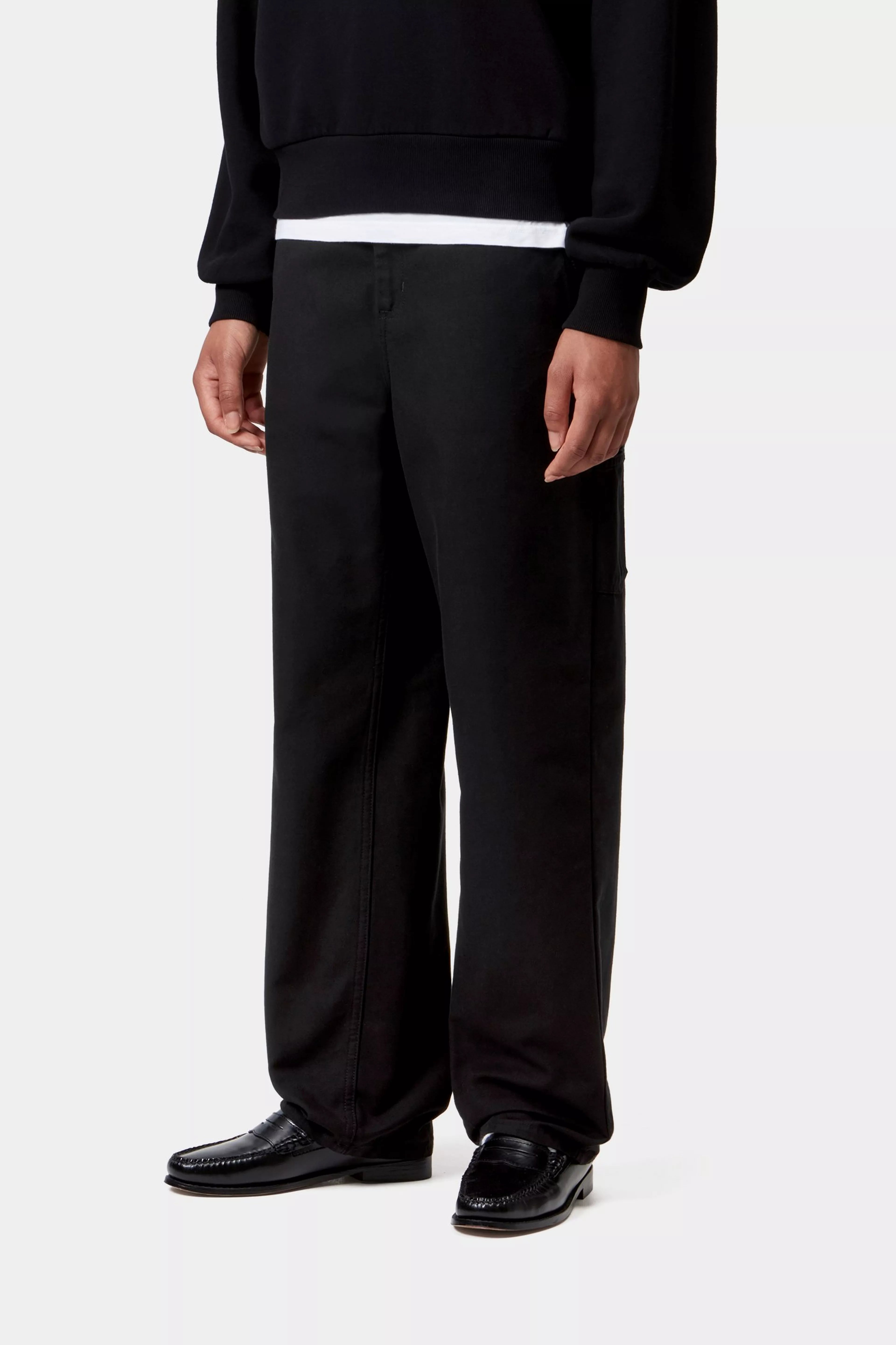 W' PIERCE PANT STRAIGHT - Black (rinsed)