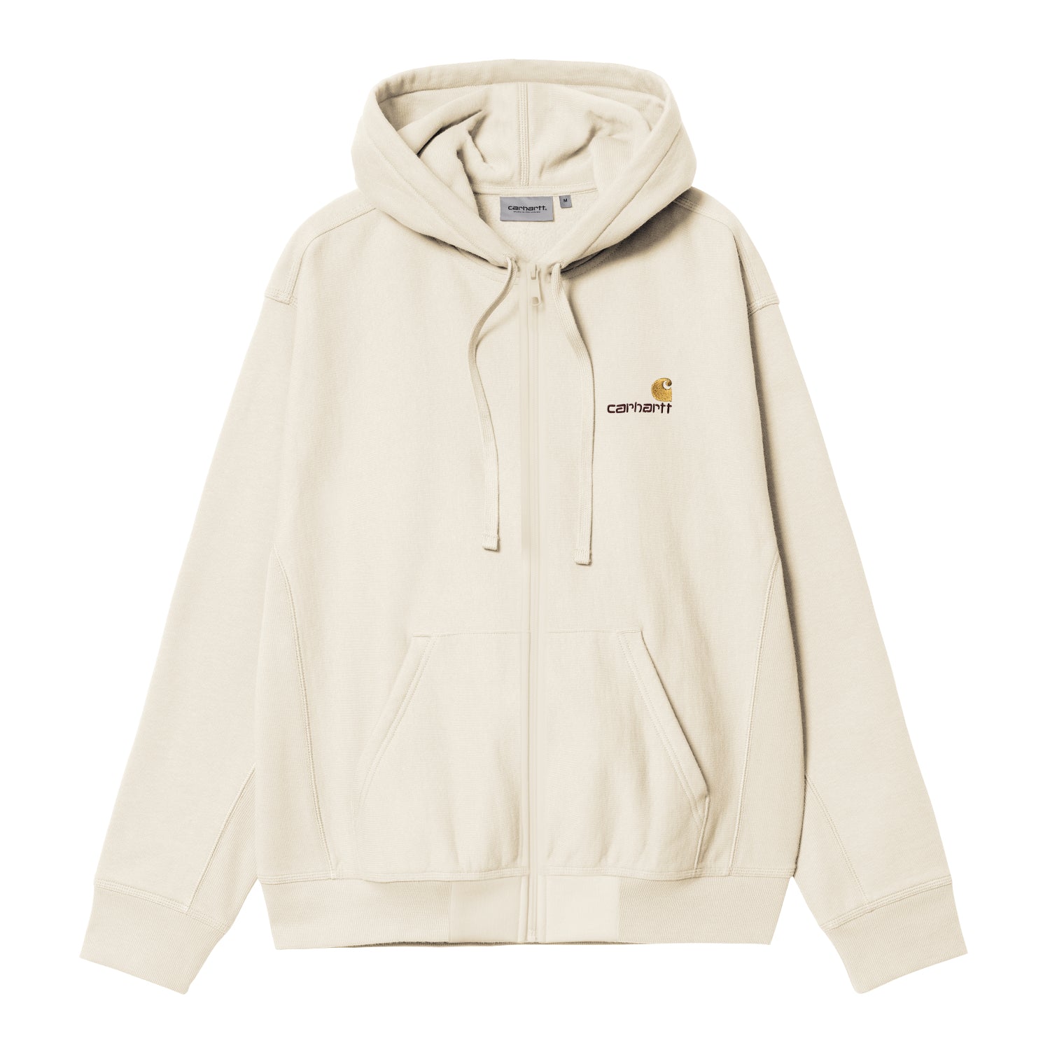 Hooded American Script Jacket - Natural