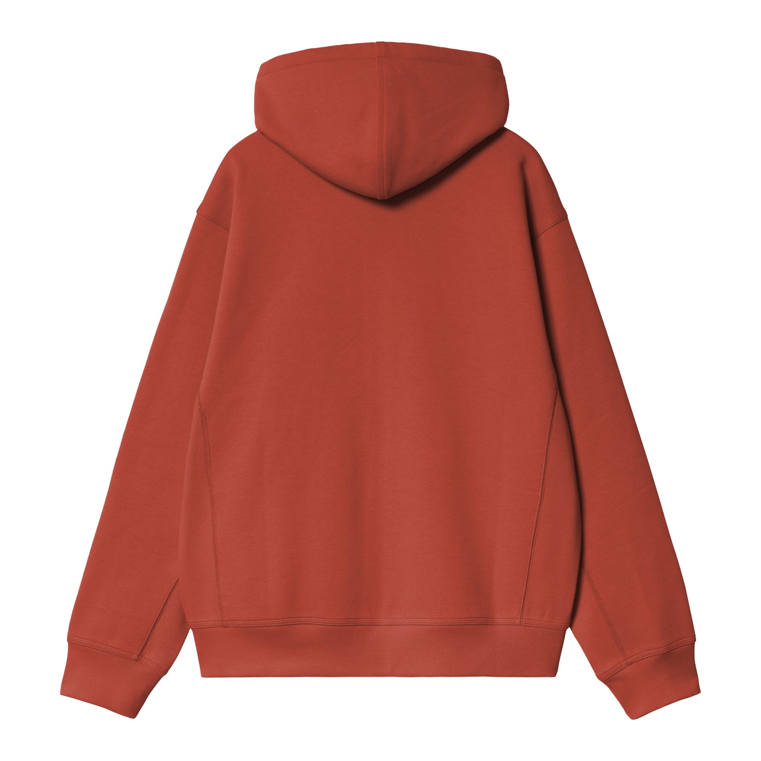 Hooded American Script Jacket - Oxide Red