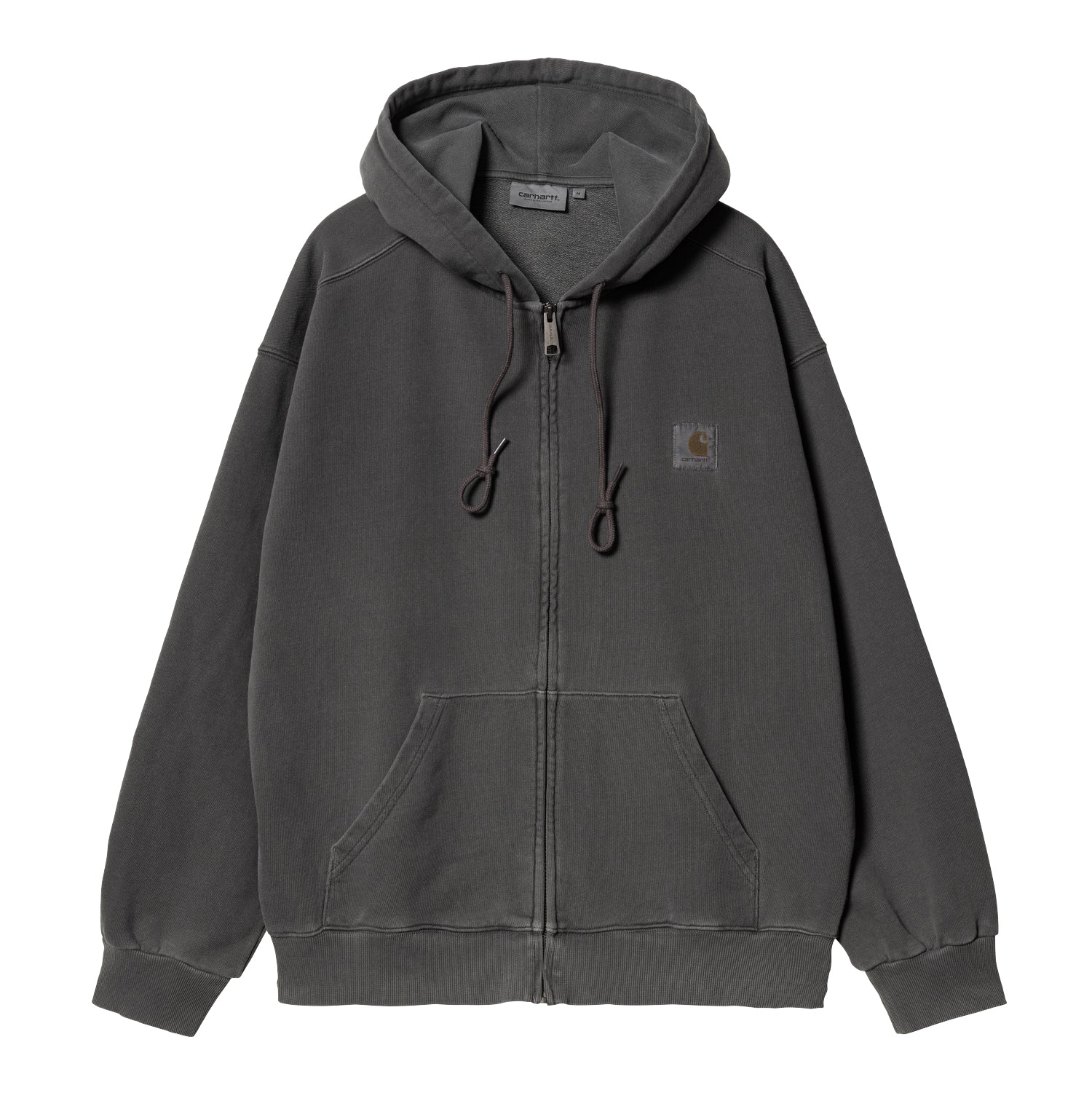 Hooded Nelson Jacket - Black (garment dyed)