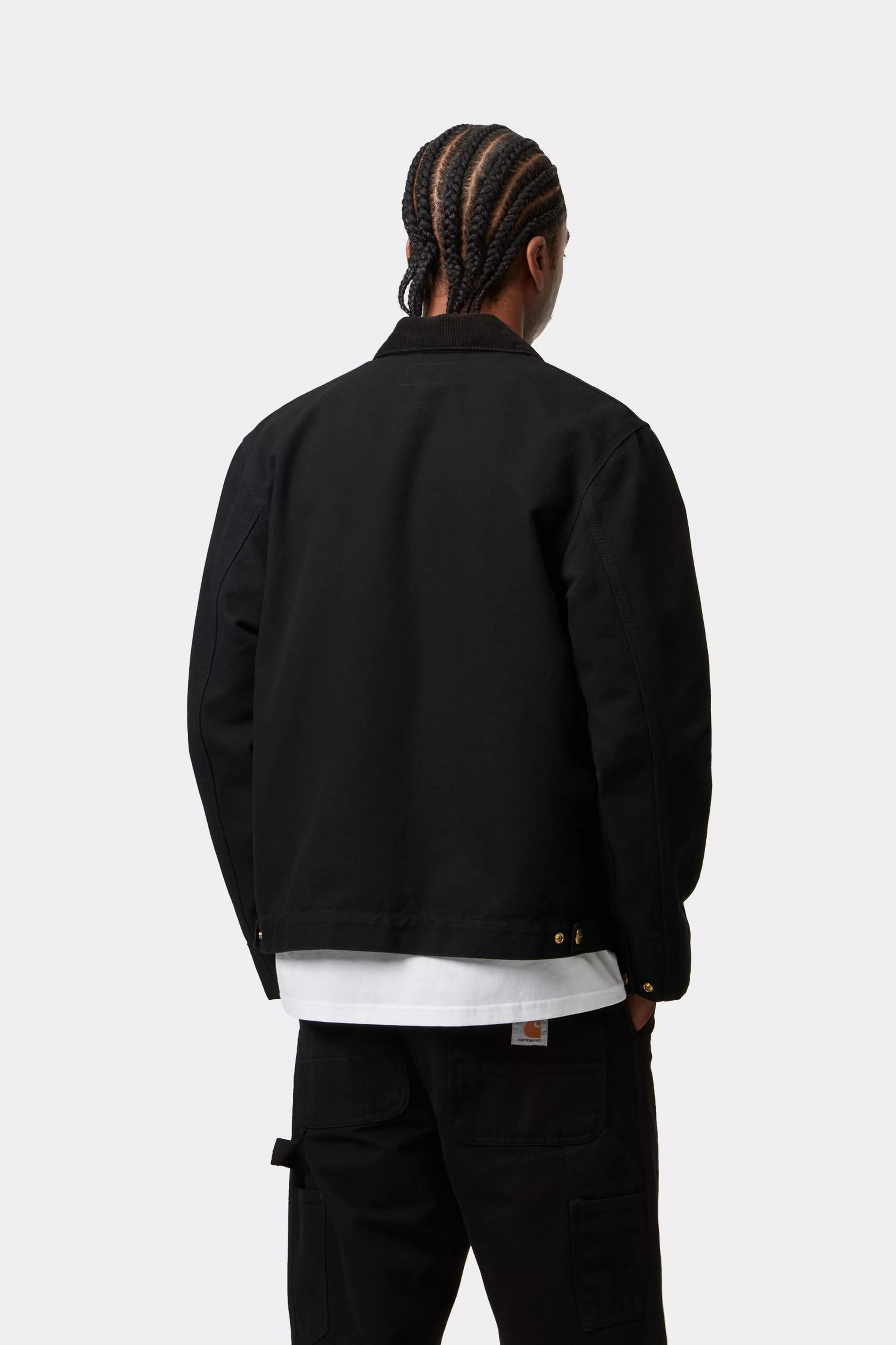 Detroit Jacket - Black / Black (rinsed)