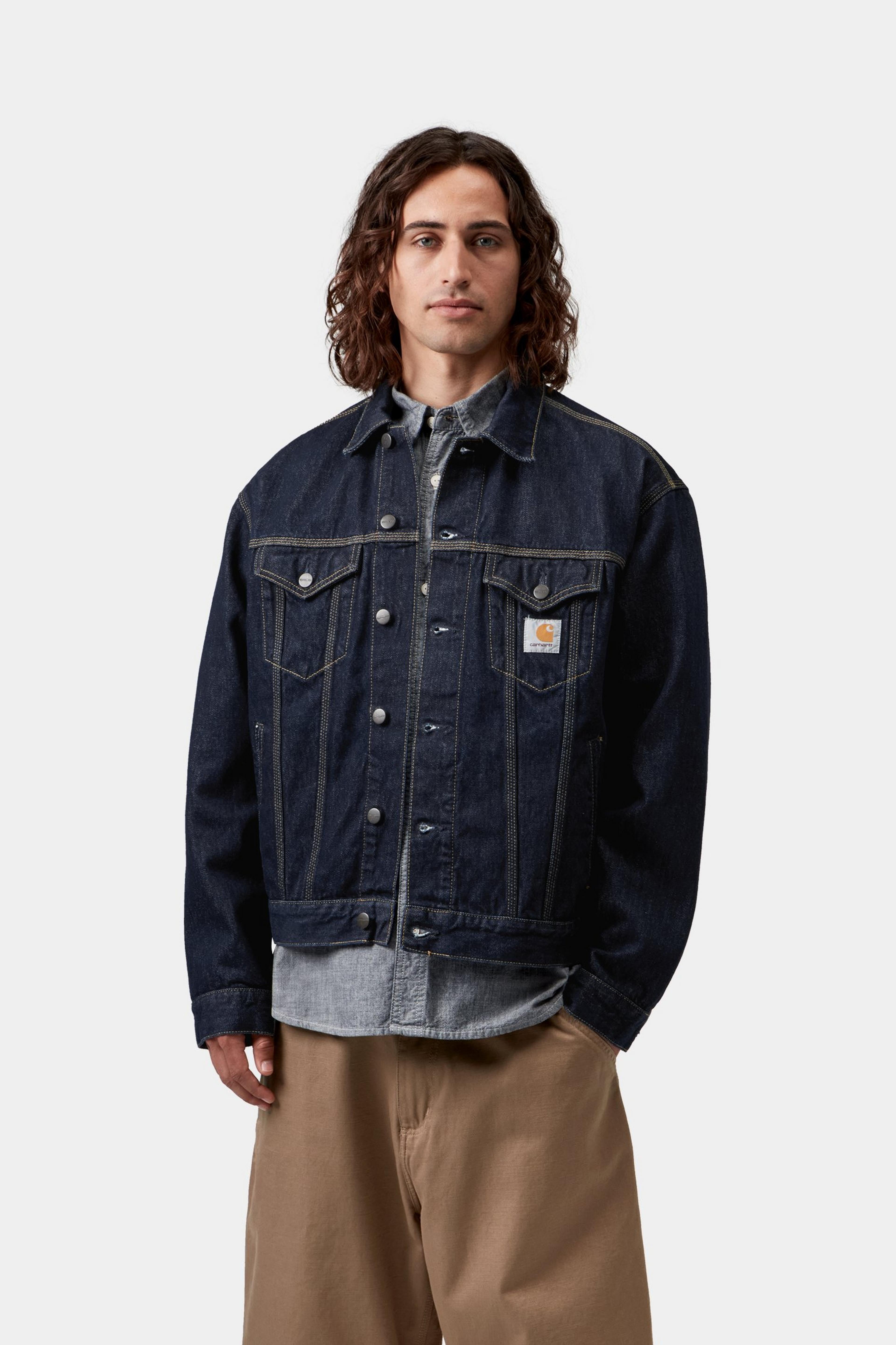 Helston Jacket - Blue (rinsed)