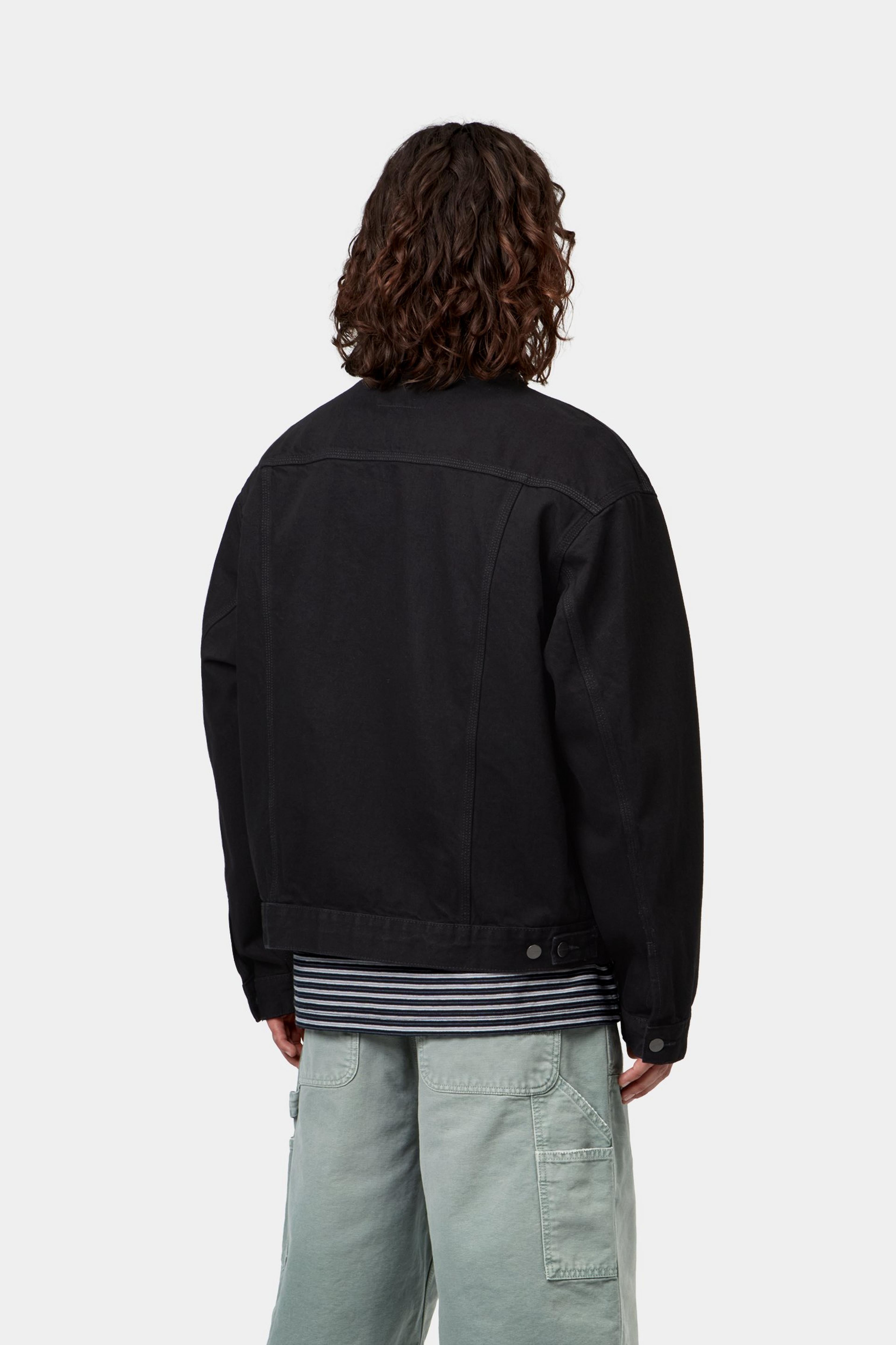 Helston Jacket - Black (rinsed)