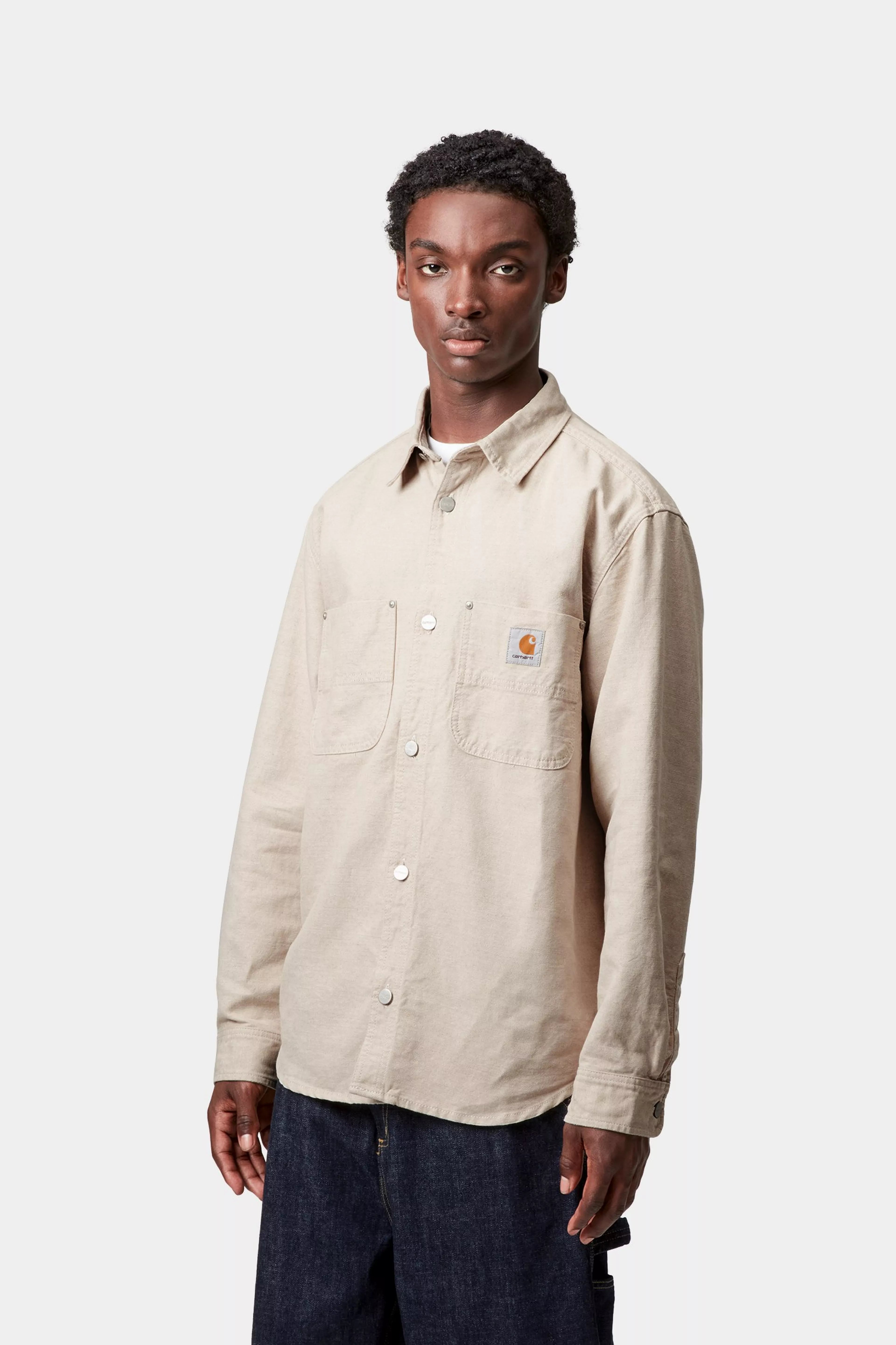 WALTER SHIRT JAC - Natural (rinsed)