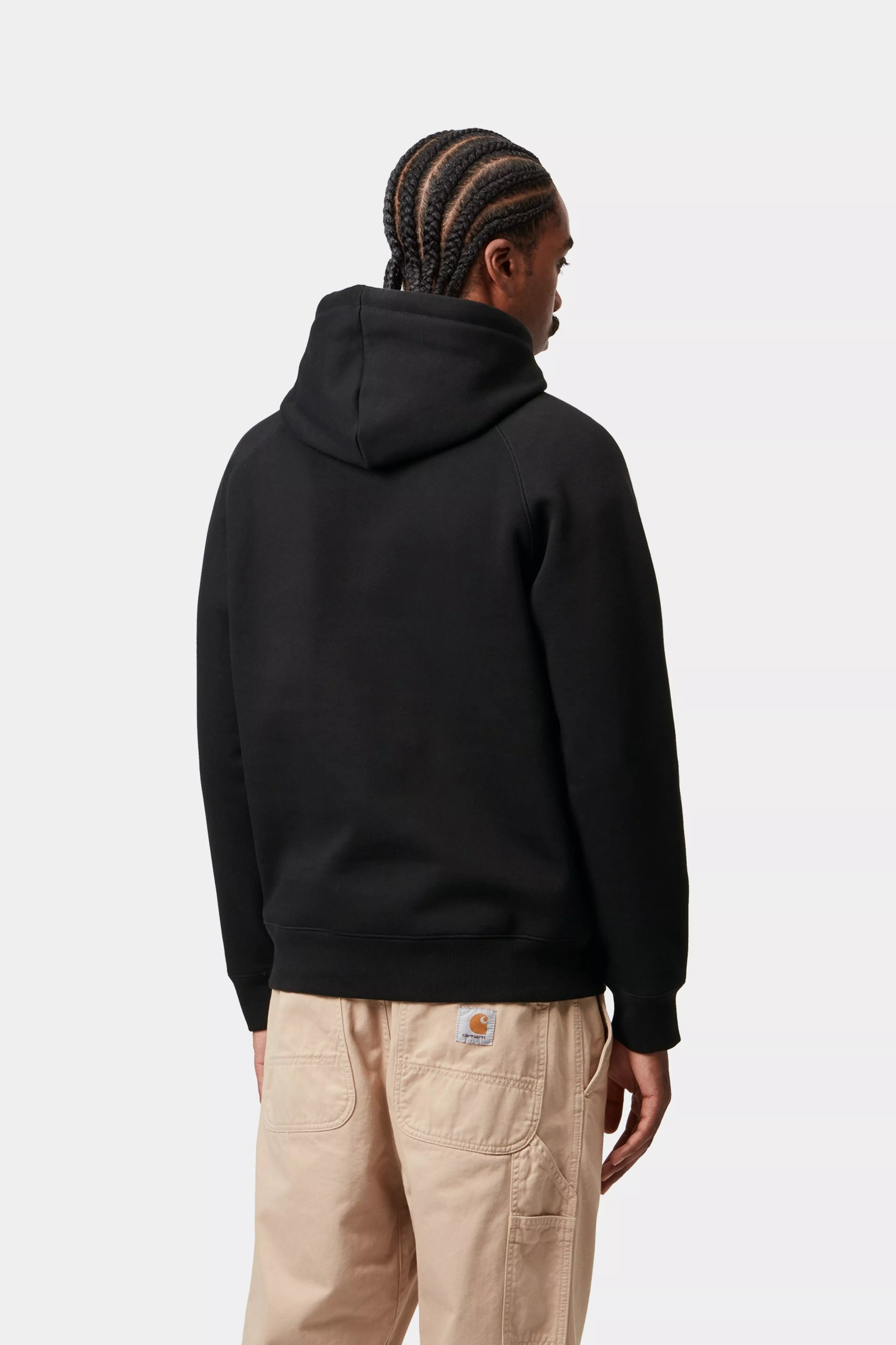 HOODED CHASE SWEAT - Black / Gold