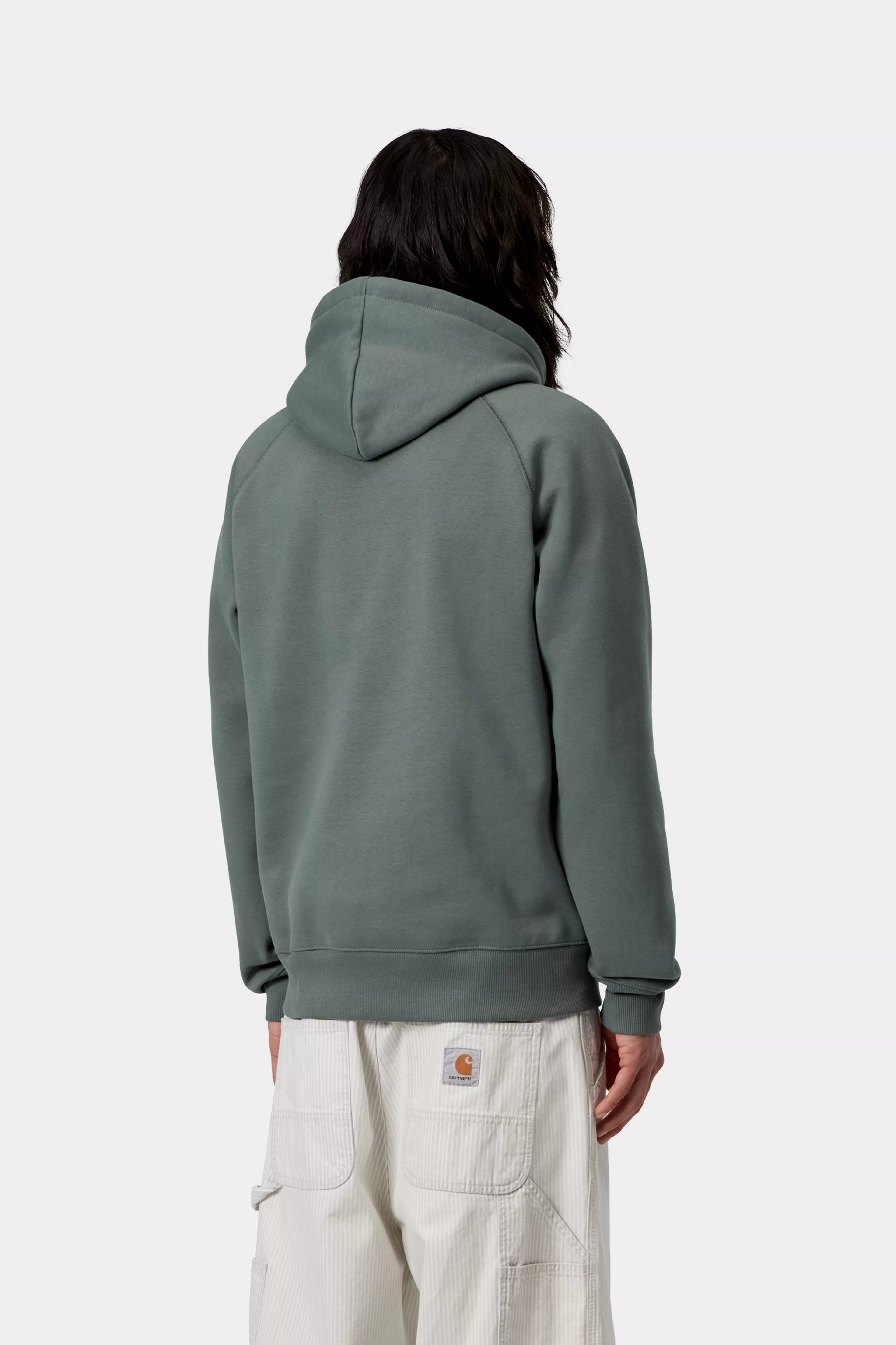 Hooded Chase Sweat - Velvet Green / Gold