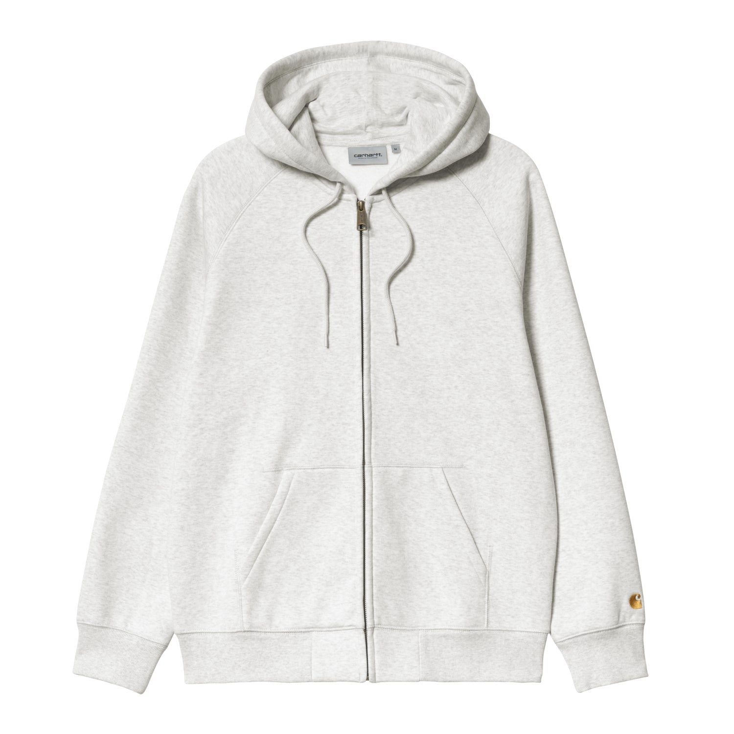 Hooded Chase Jacket - Ash Heather / Gold