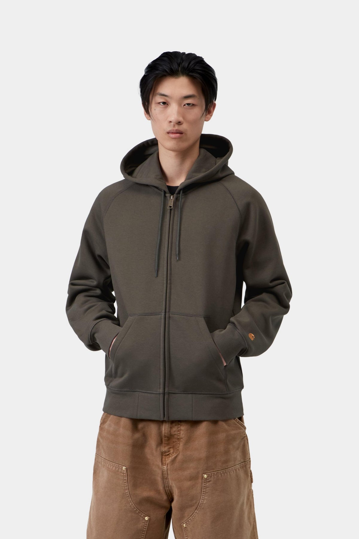 Hooded Chase Jacket - Shungite / Gold