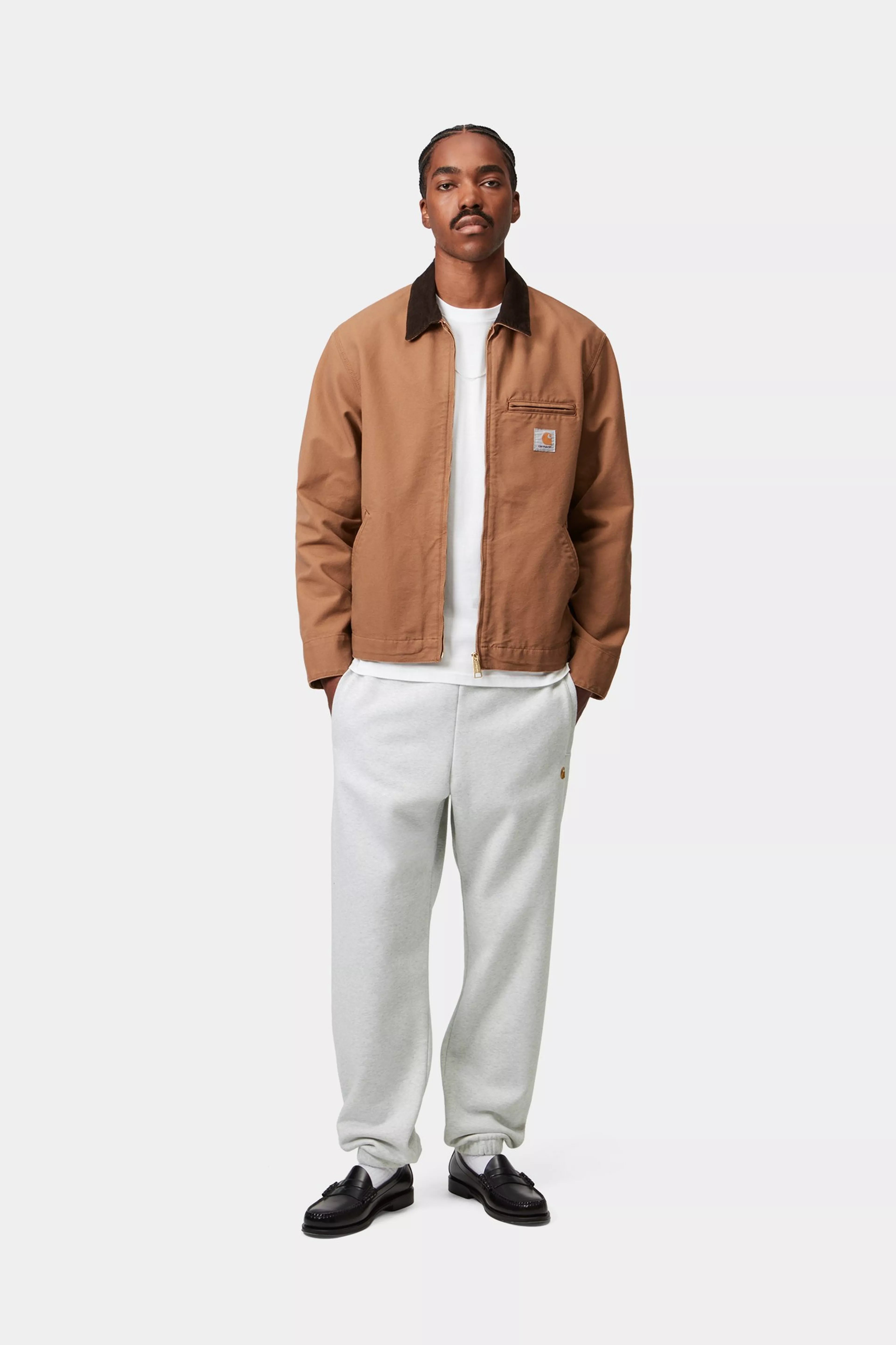 CHASE SWEAT PANT - Ash Heather / Gold