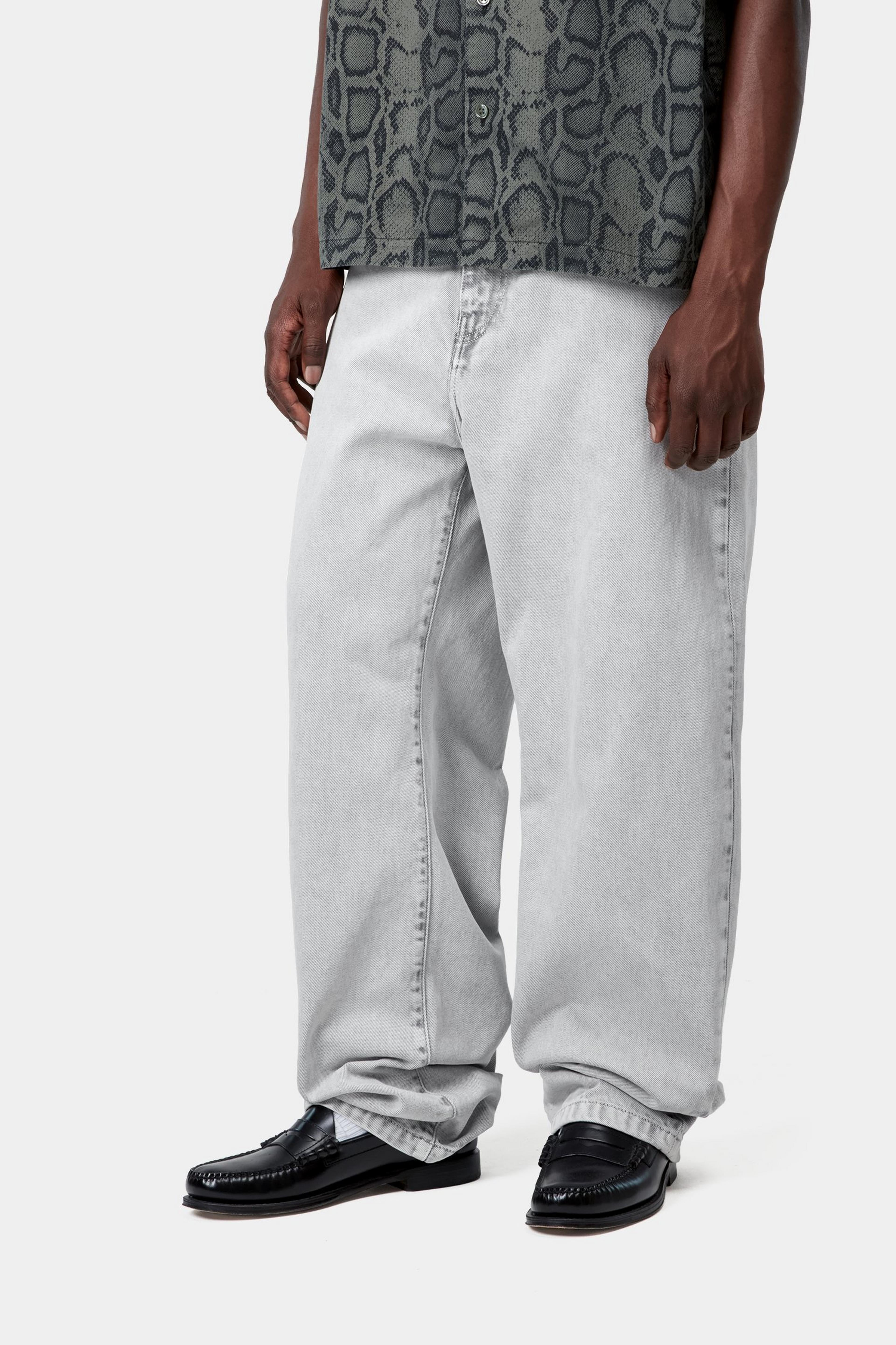 Landon Pant - Black (chalk wash)