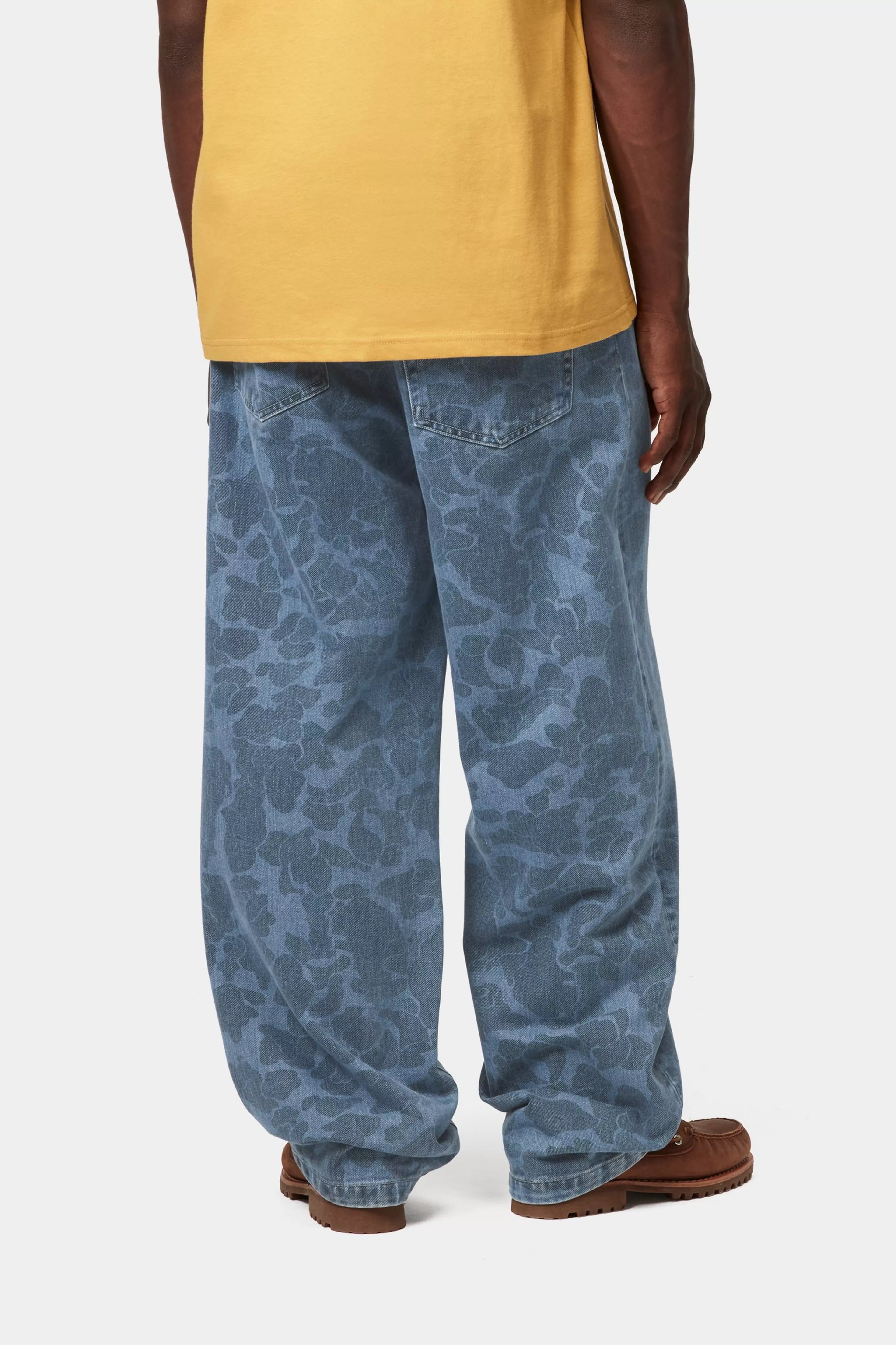 DUCK LANDON PANT - Camo Duck, Blue (bleached)