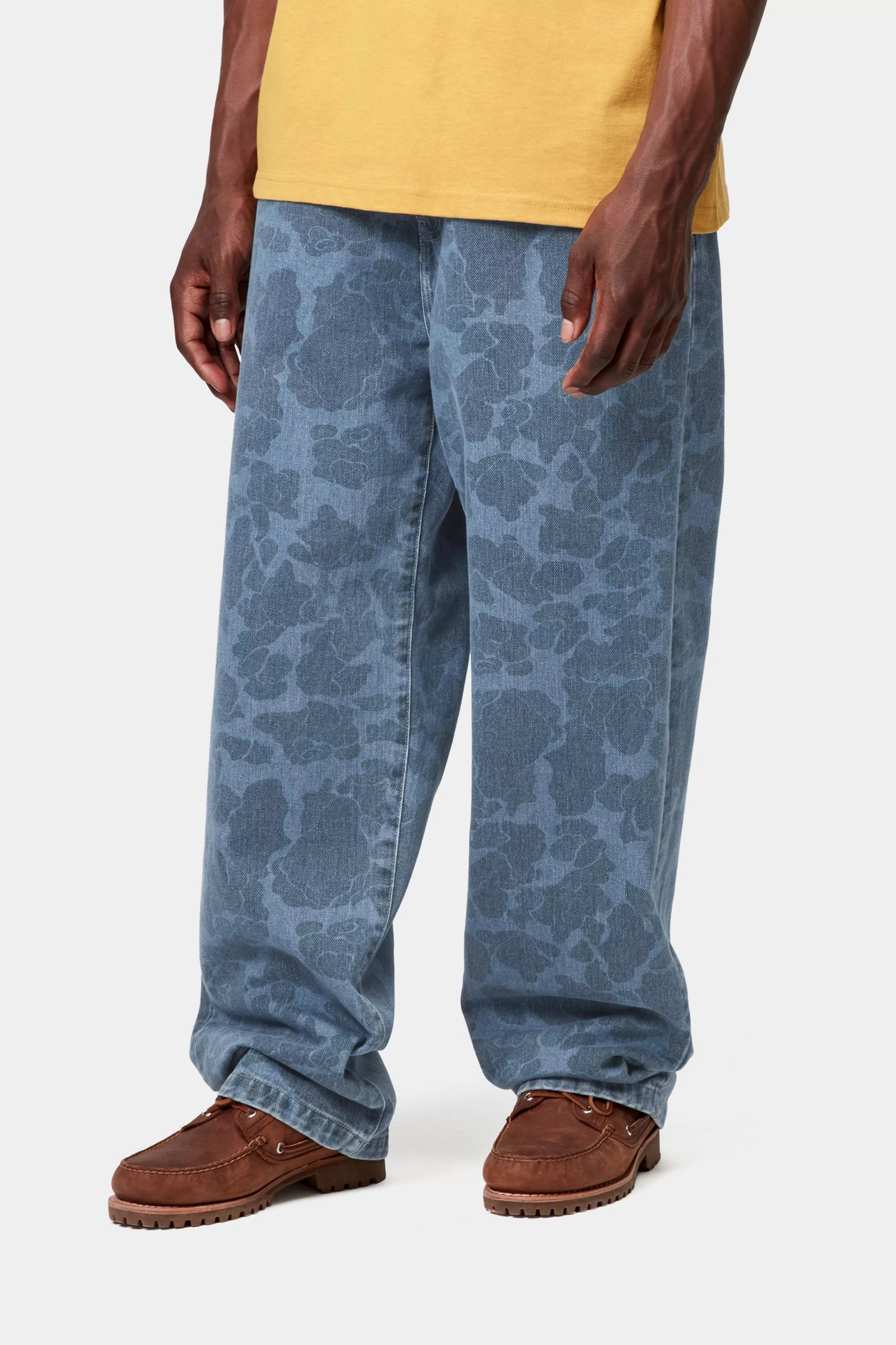 DUCK LANDON PANT - Camo Duck, Blue (bleached)