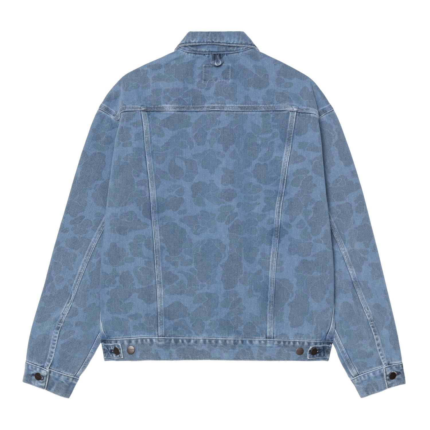 DUCK HELSTON JACKET - Camo Duck, Blue (bleached)