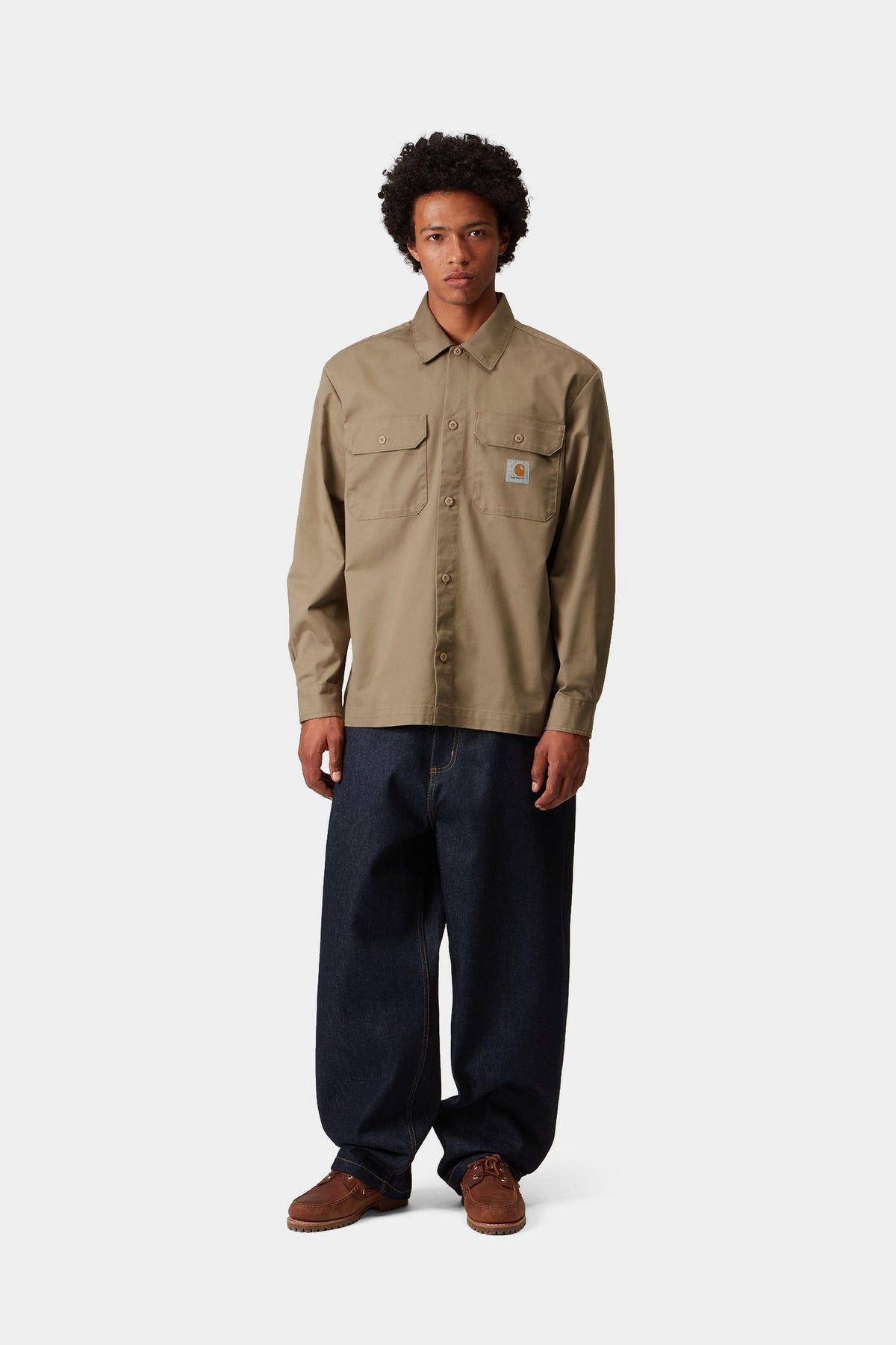 L/S Craft Shirt - Leather