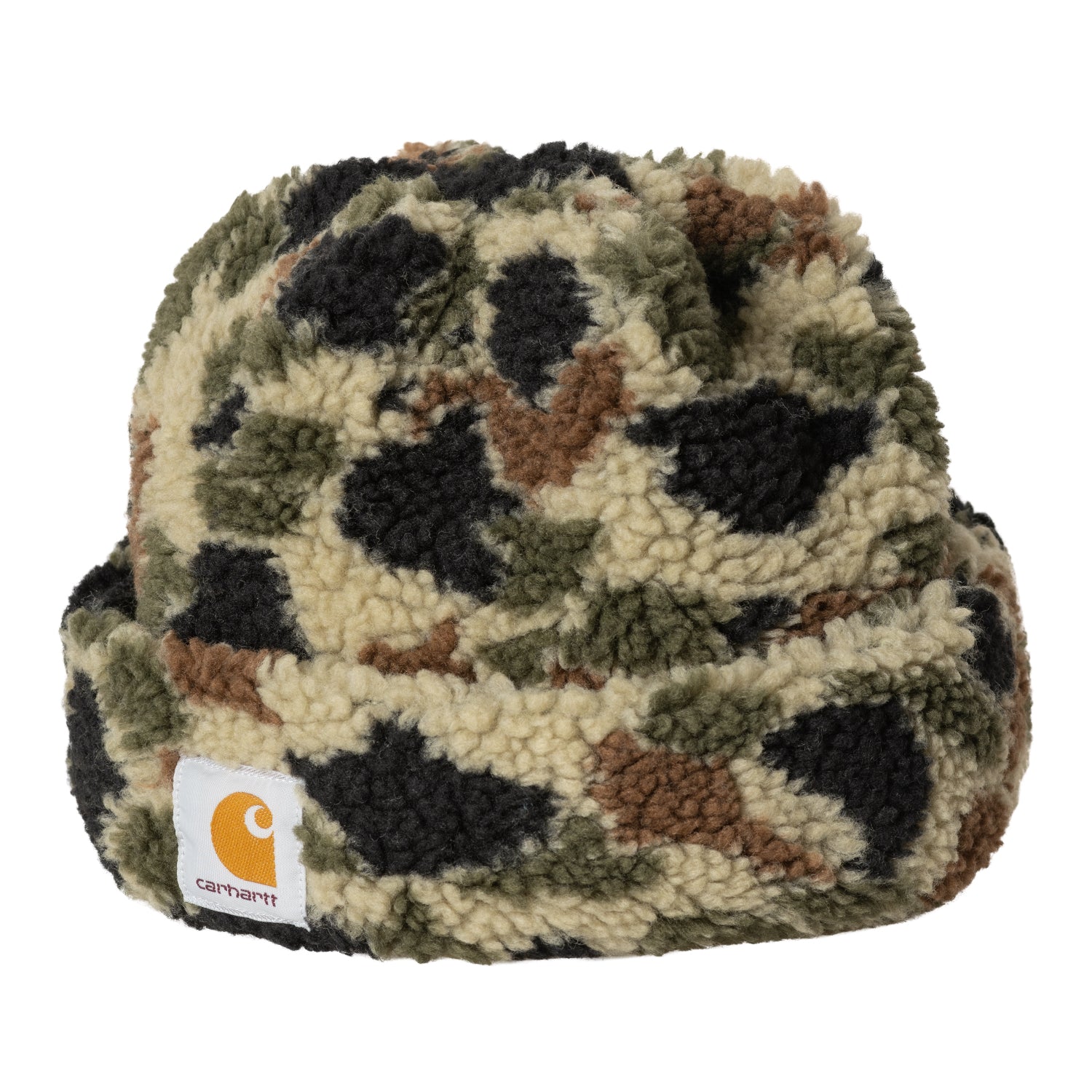 PRENTIS BEANIE - Camo Duck, Jacquard Green