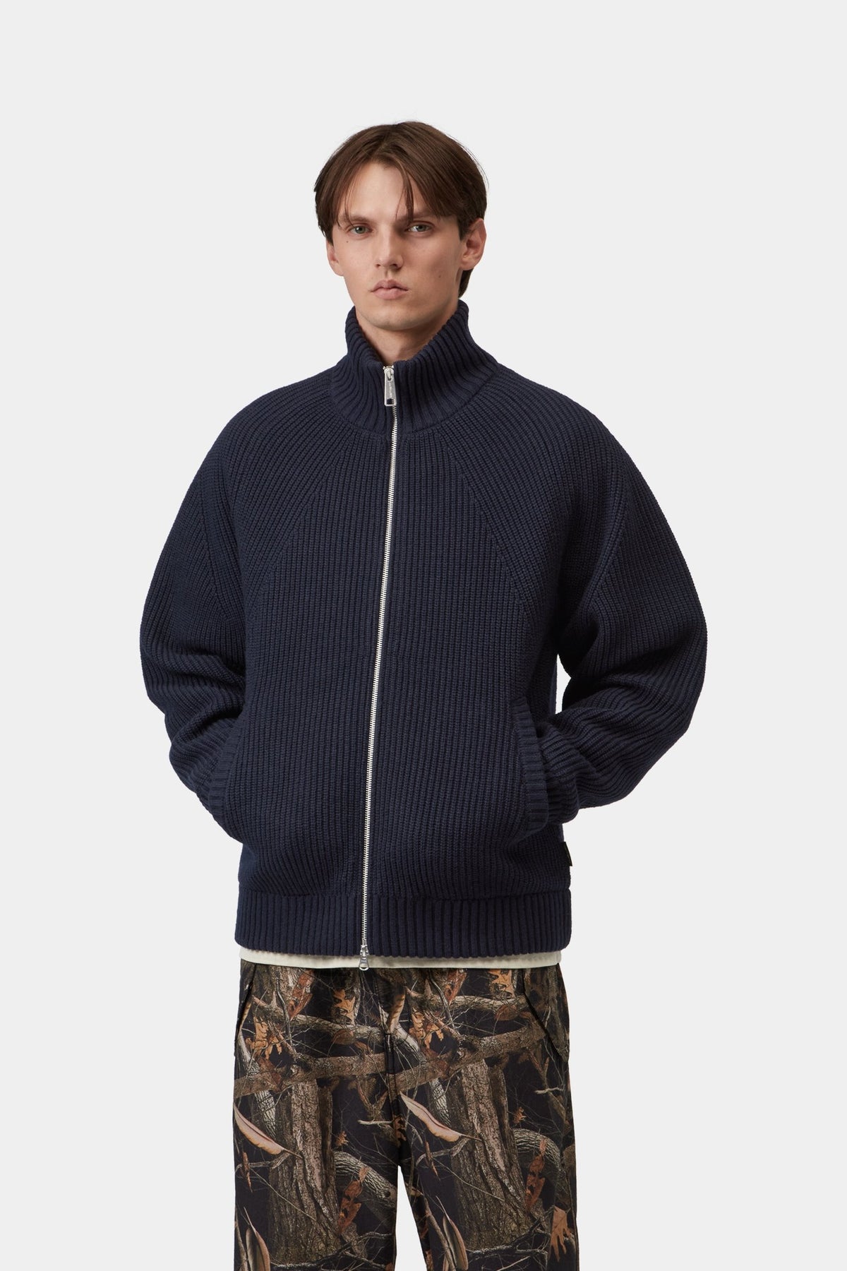 Banley Sweater Jacket - Dark Navy