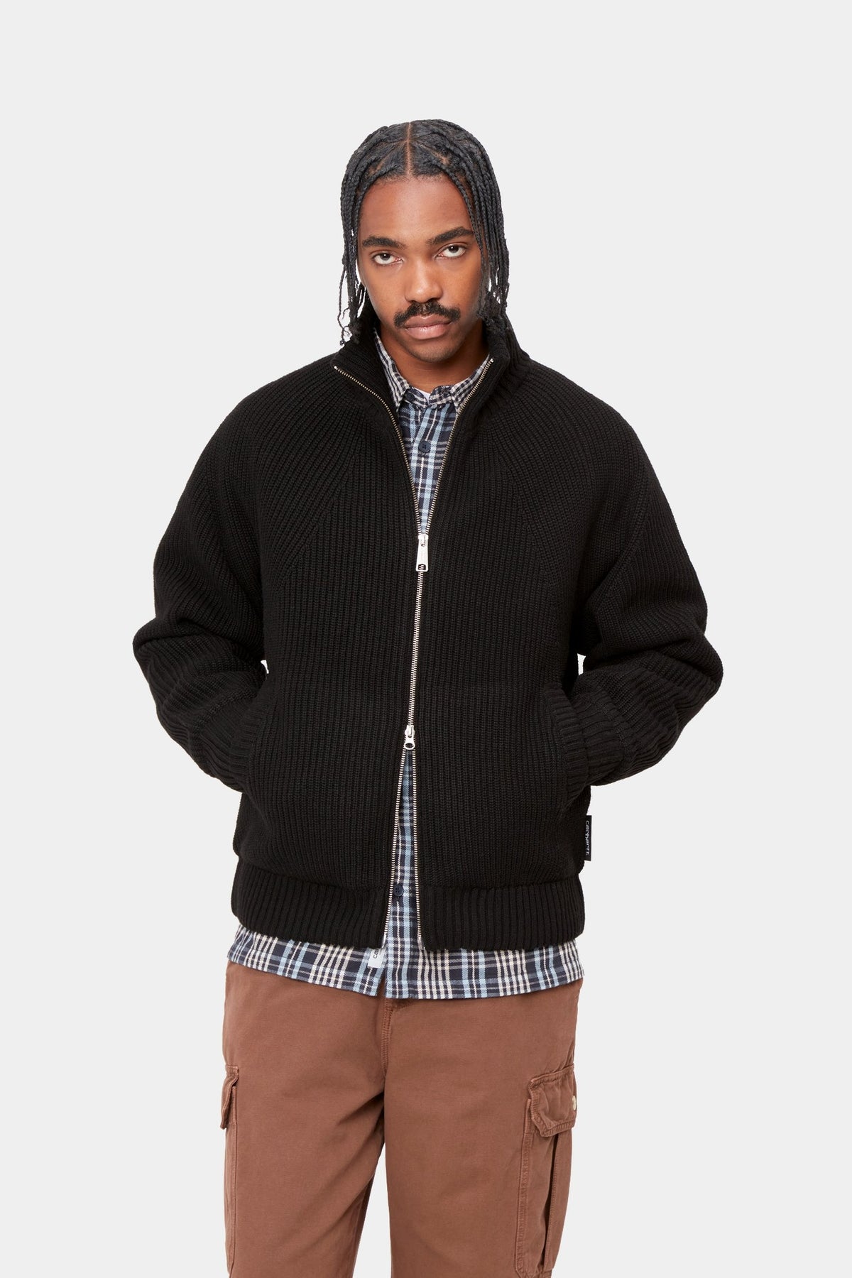 Banley Sweater Jacket - Black