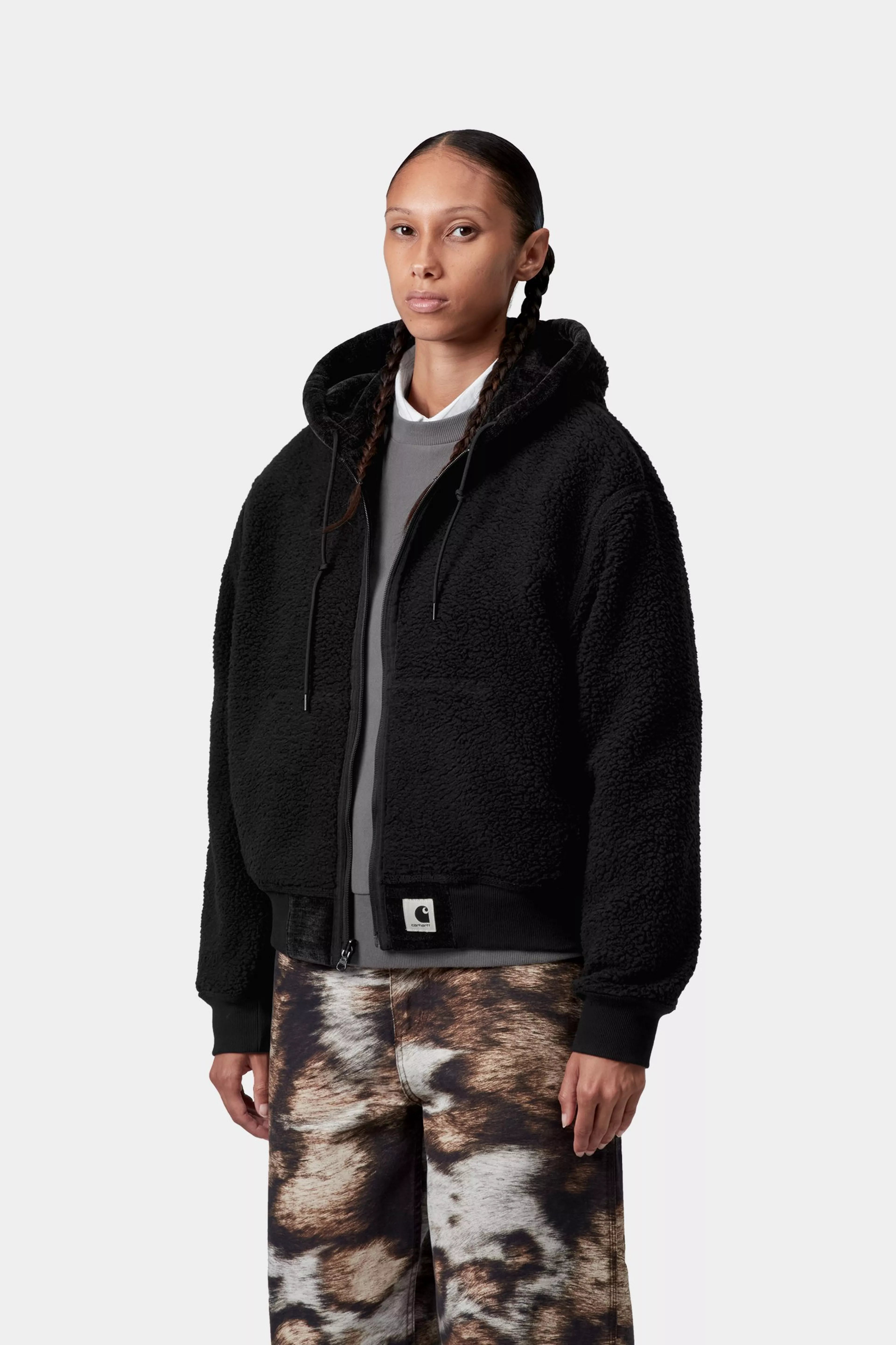 W' OG ACTIVE SWEAT JACKET - Black