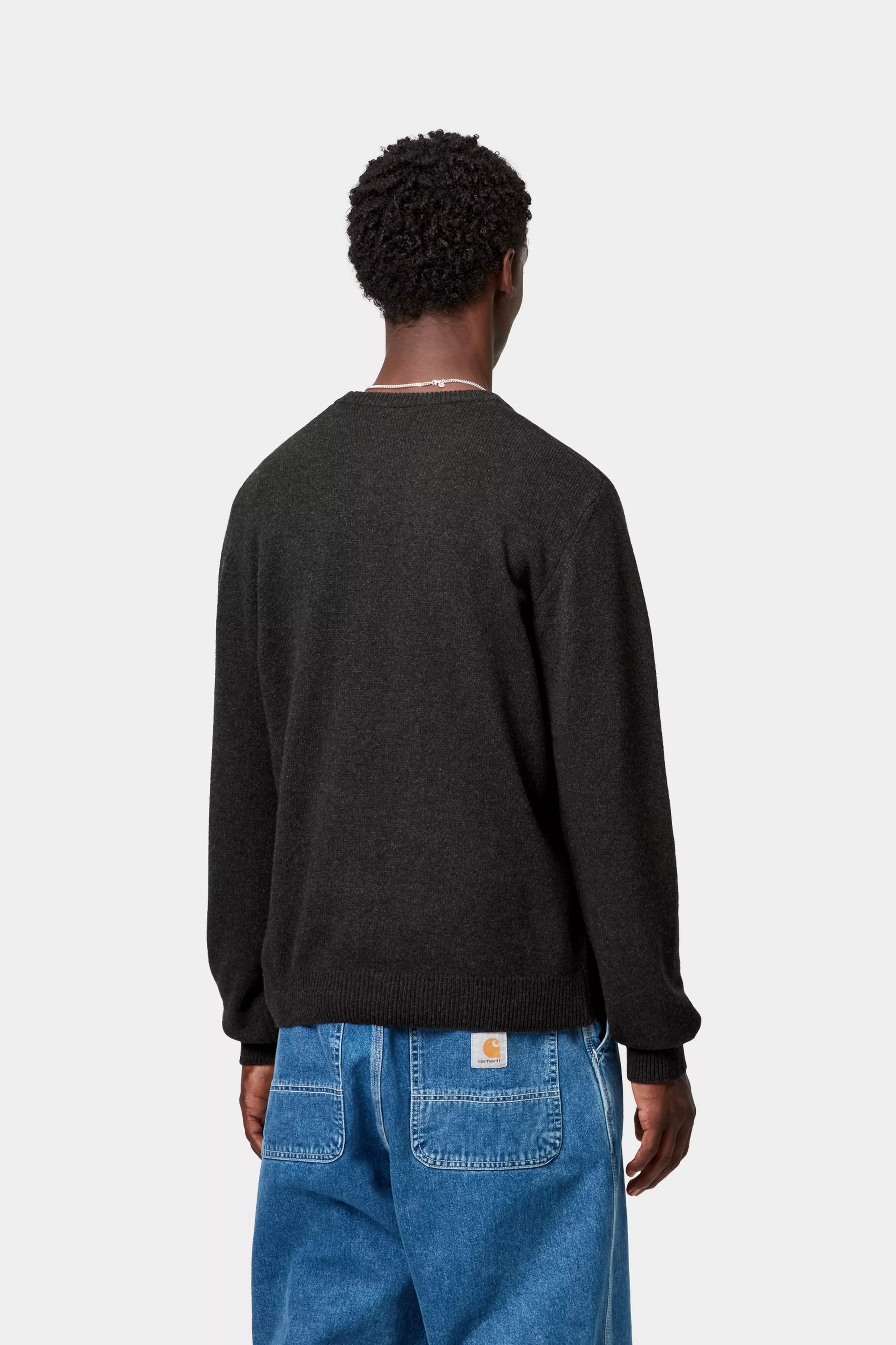 ALTEN SWEATER - Black Heather