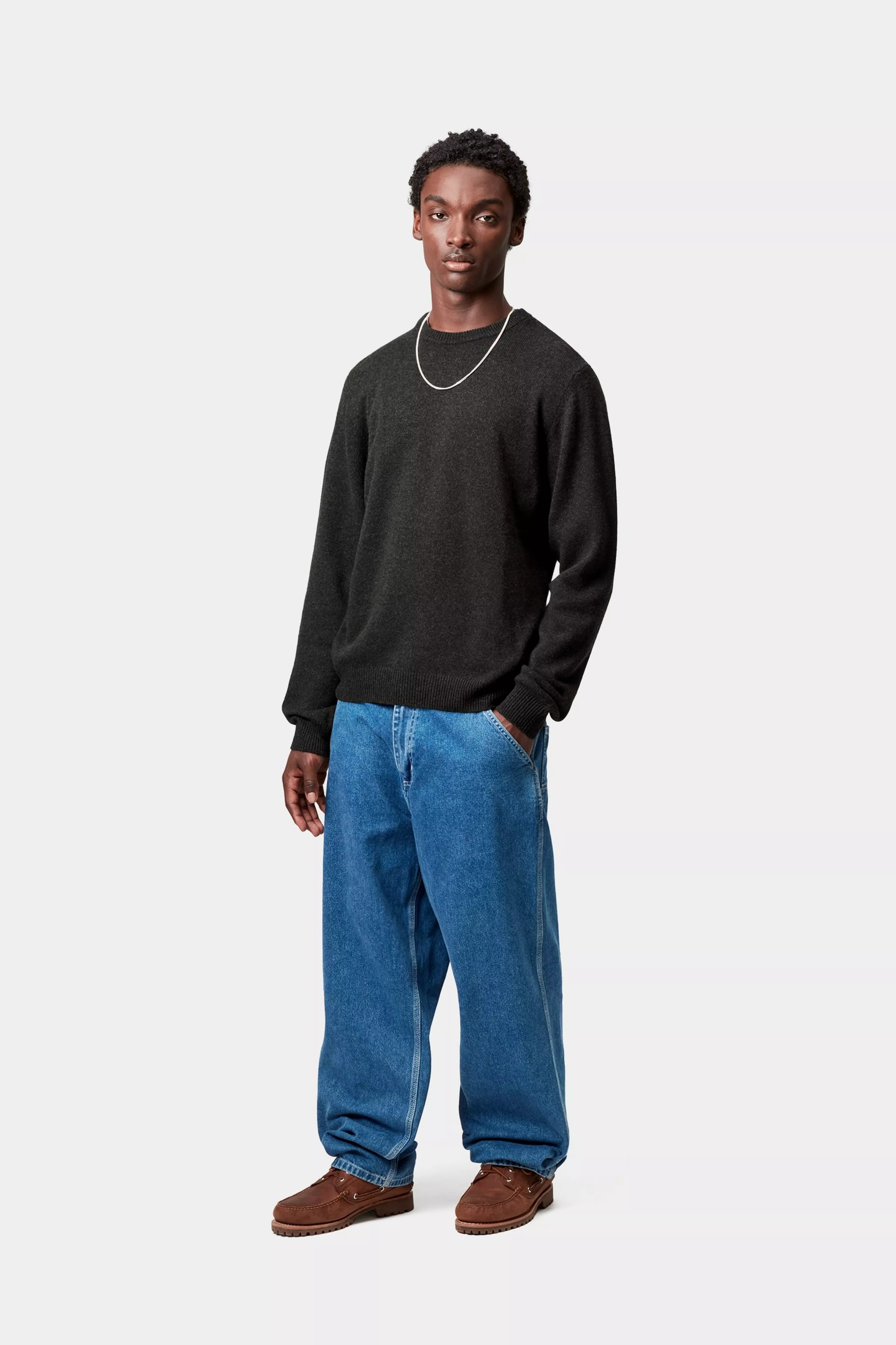 ALTEN SWEATER - Black Heather