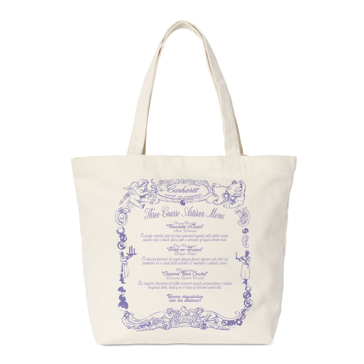 Canvas Graphic Tote - Chez WIP Wax