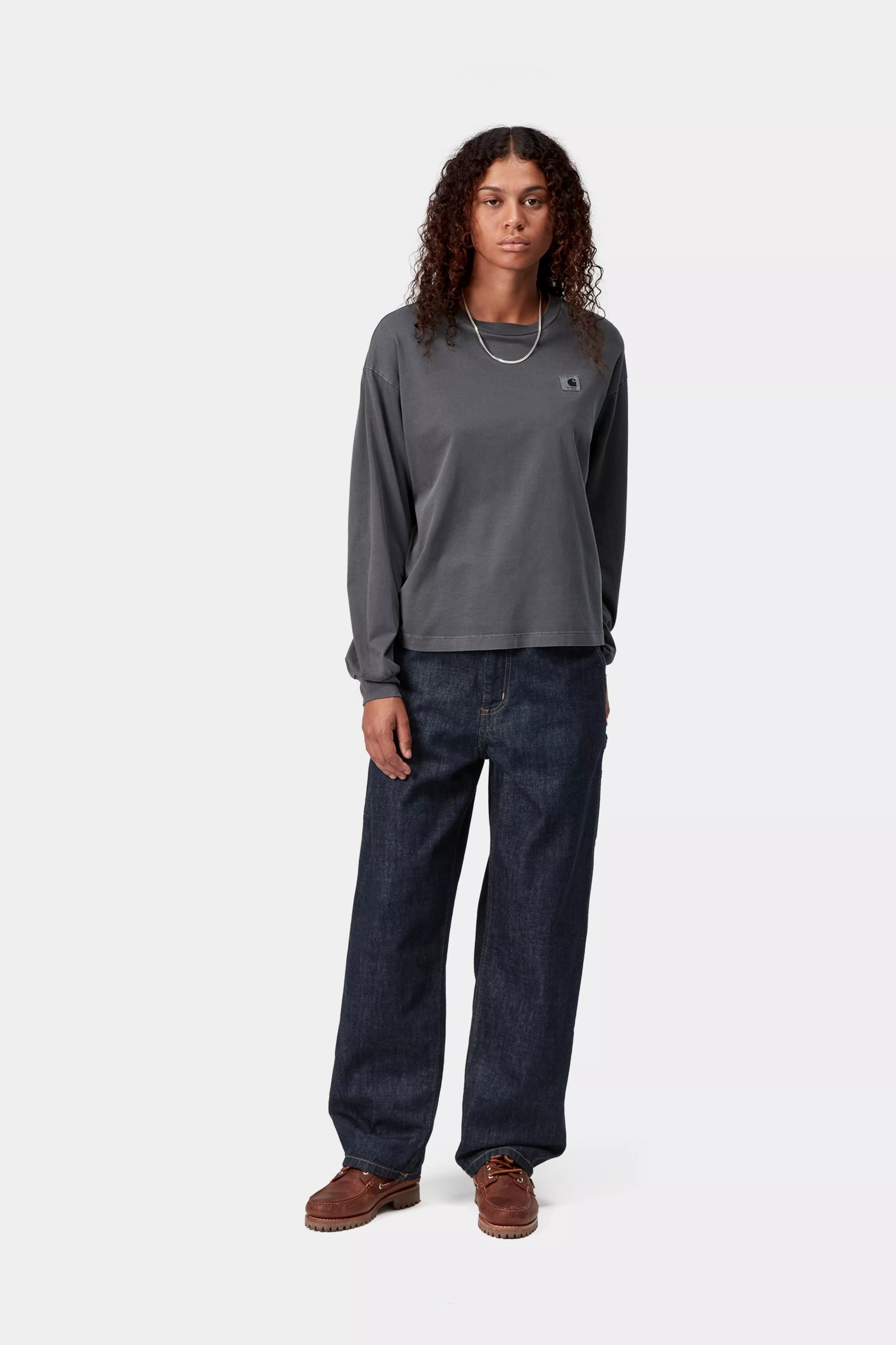 W' BRANDON SINGLE KNEE PANT - Blue (rinsed)