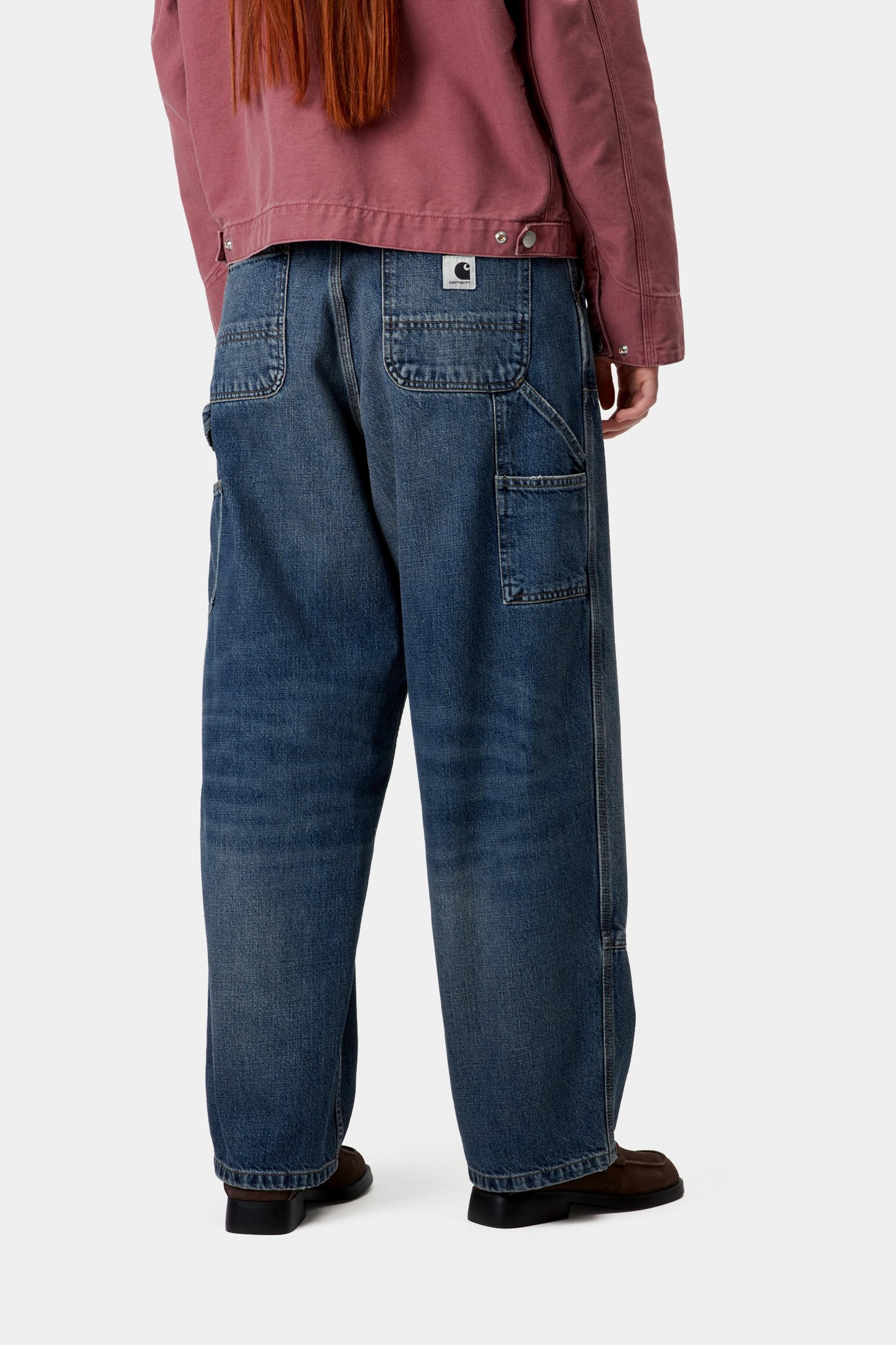 W' Brandon Double Knee Pant - Blue (dark used wash)