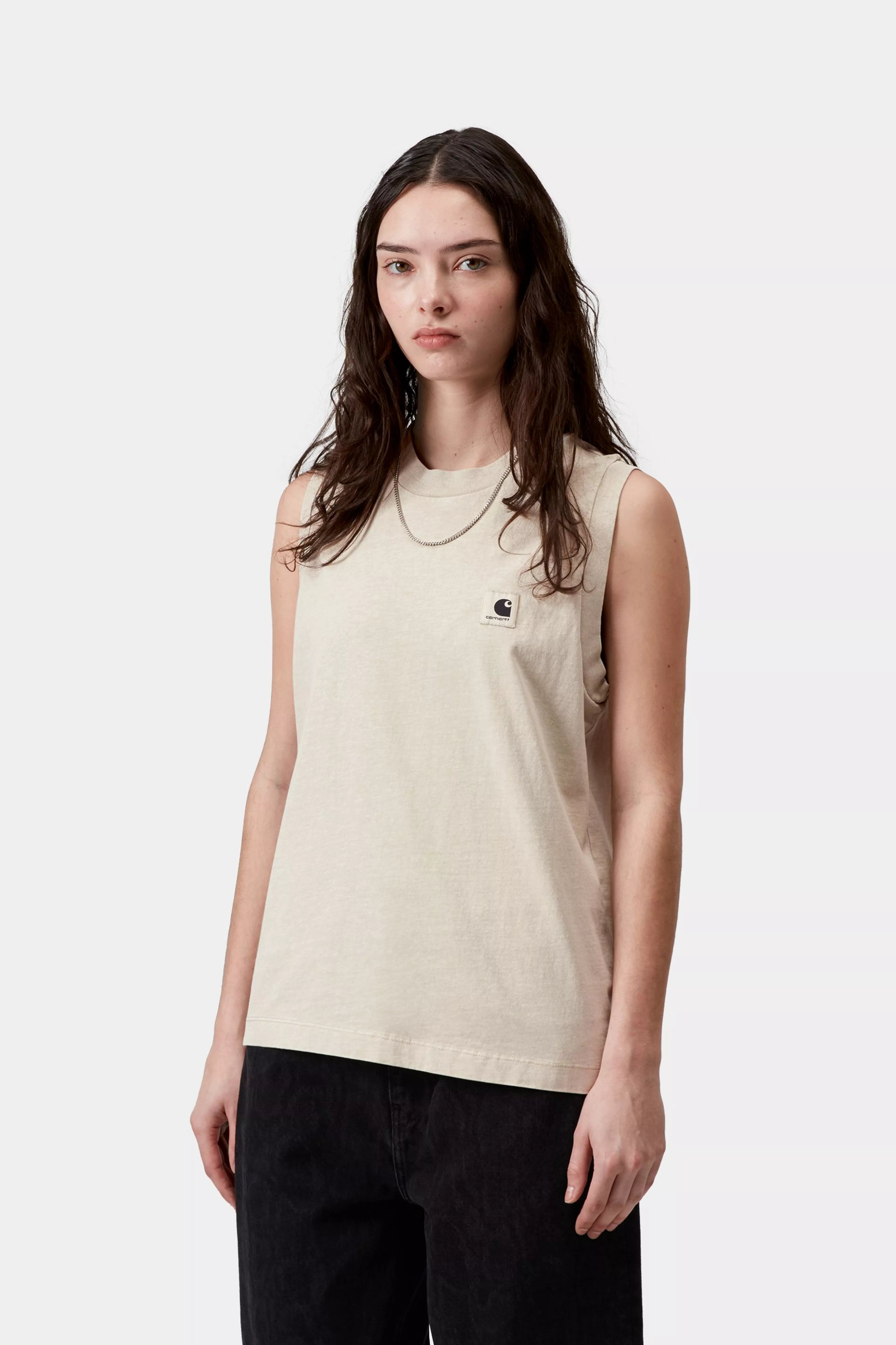 W' Nelson A-Shirt - Stone (garment dyed)