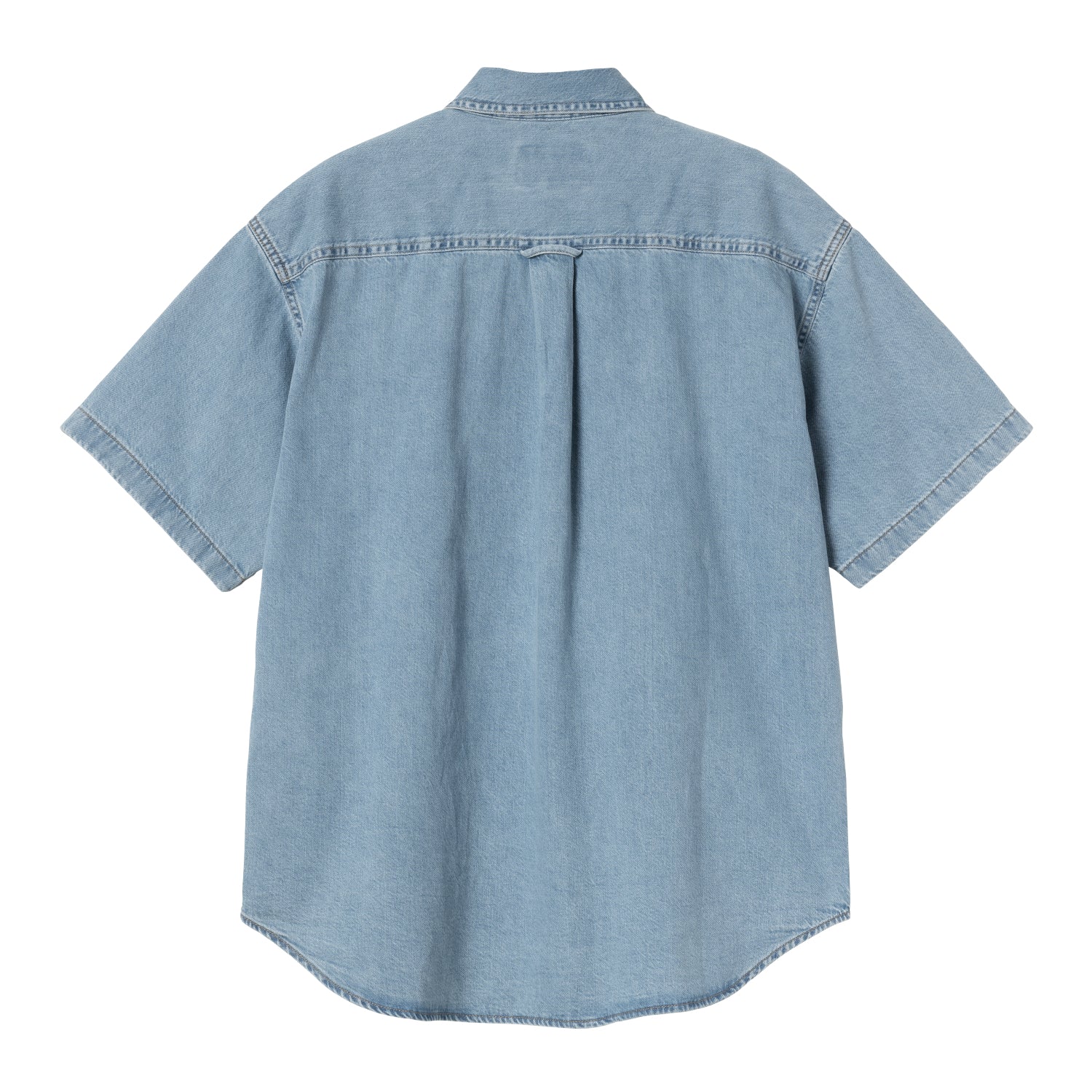 S/S Lucas Shirt - Blue (bleached)