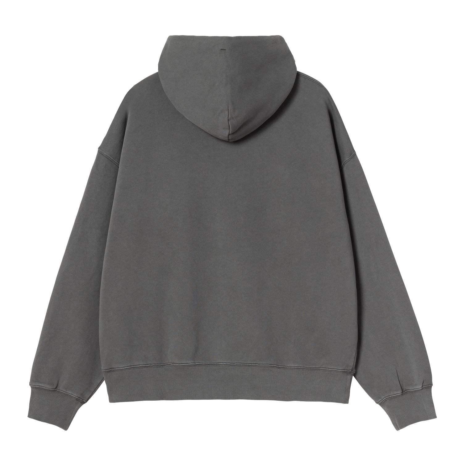 HOODED BENTON SWEAT - Graphite (garment dyed)