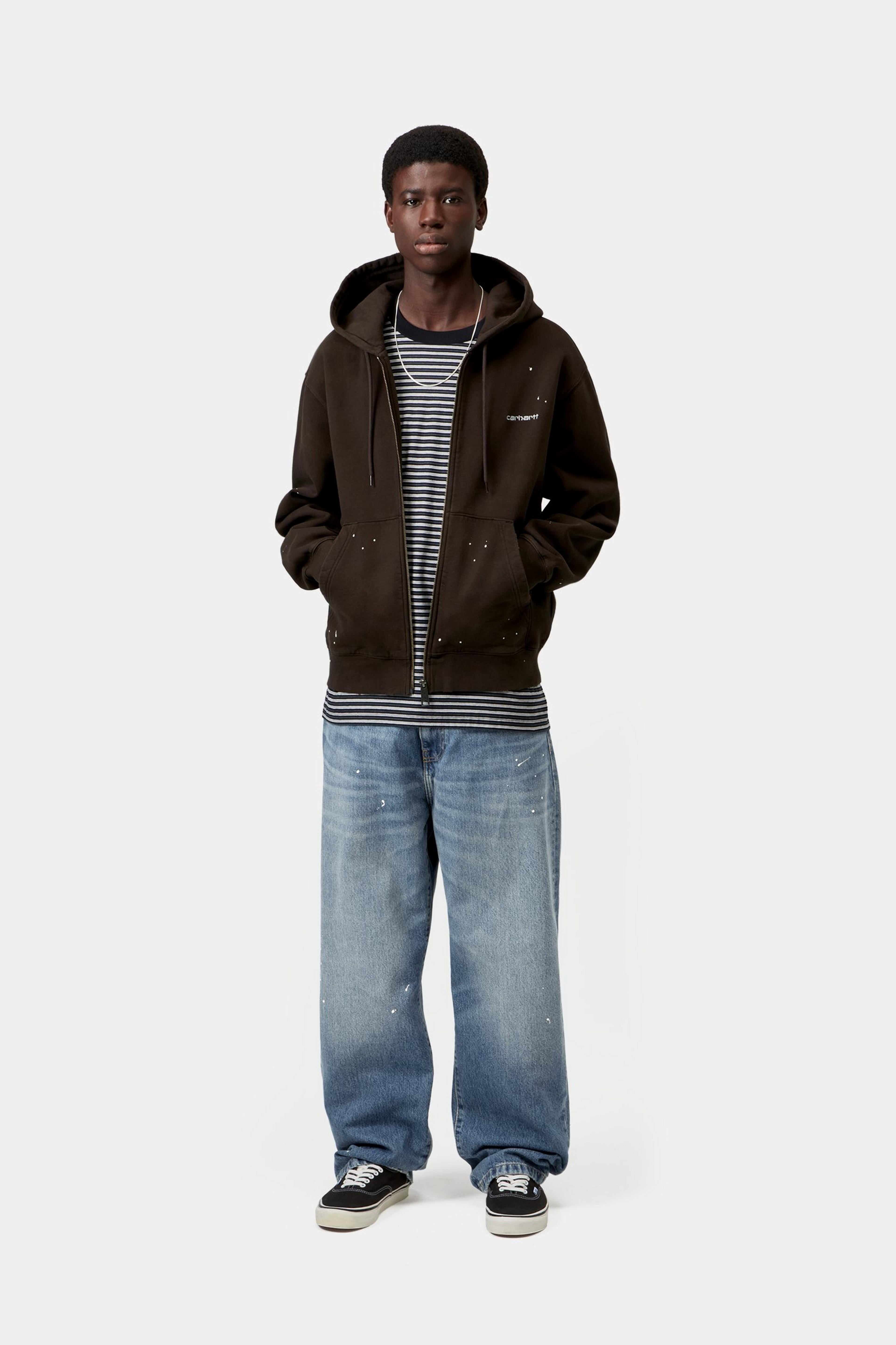 Landon Pant - Blue, Destroy wash, splatter
