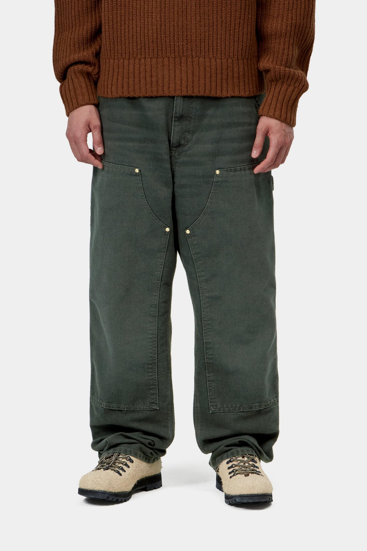 Double Knee Pant - Raven stone canvas