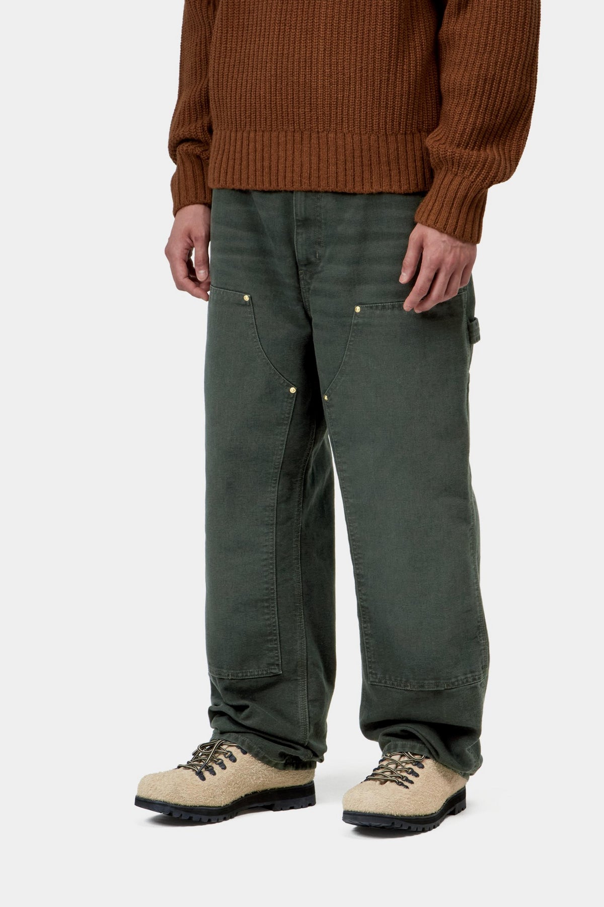 Double Knee Pant - Raven stone canvas