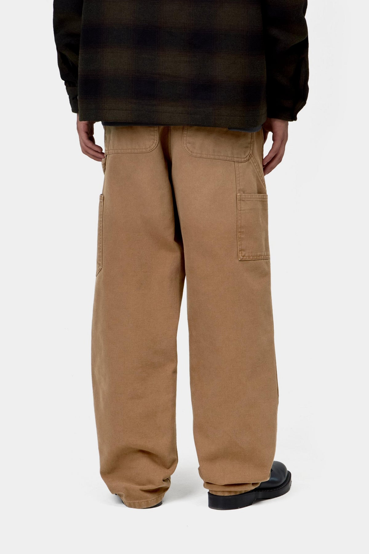 Double Knee Pant - WIP H Brown stone canvas