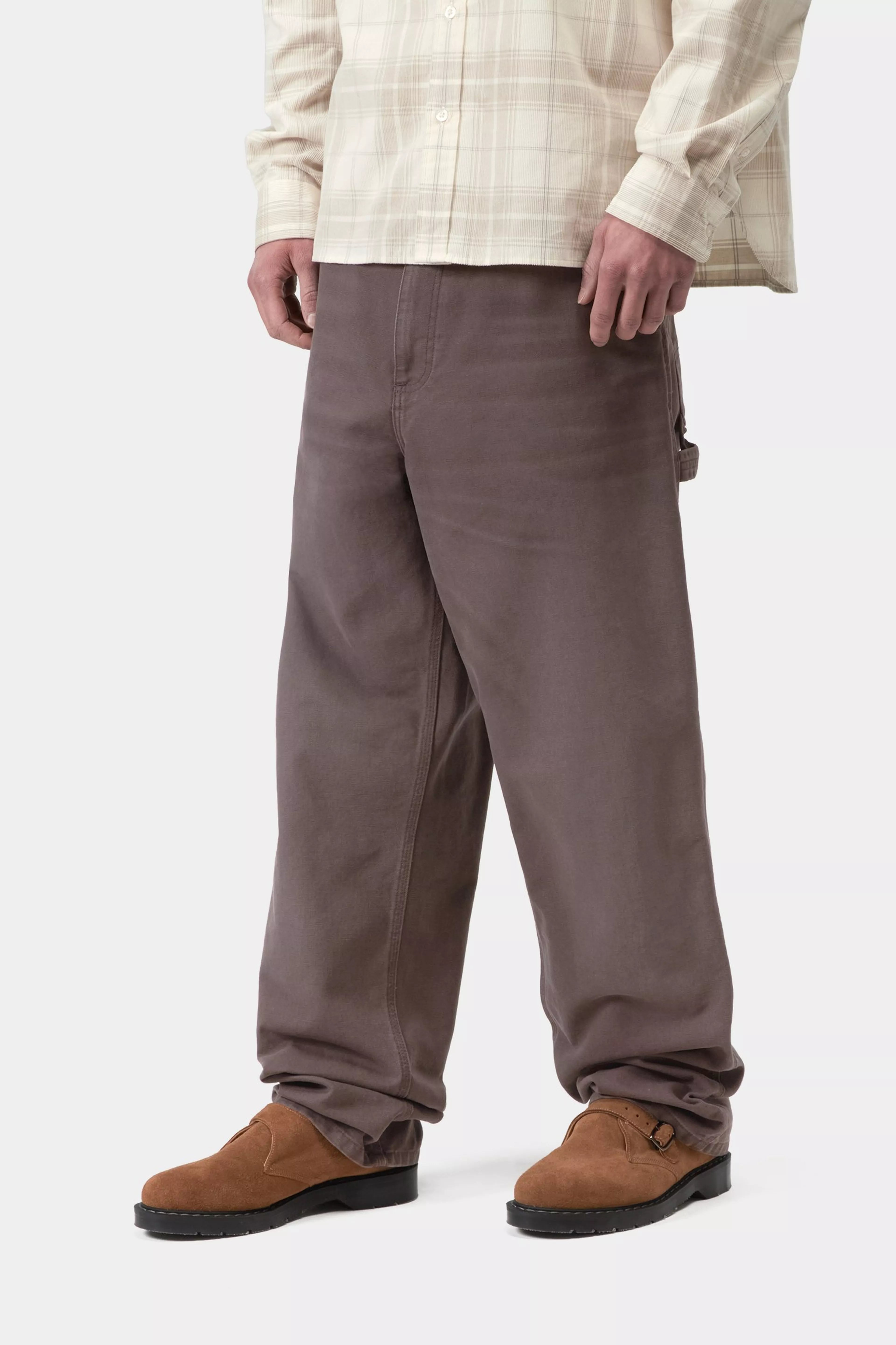 Single Knee Pant - Shale (stone canvas)