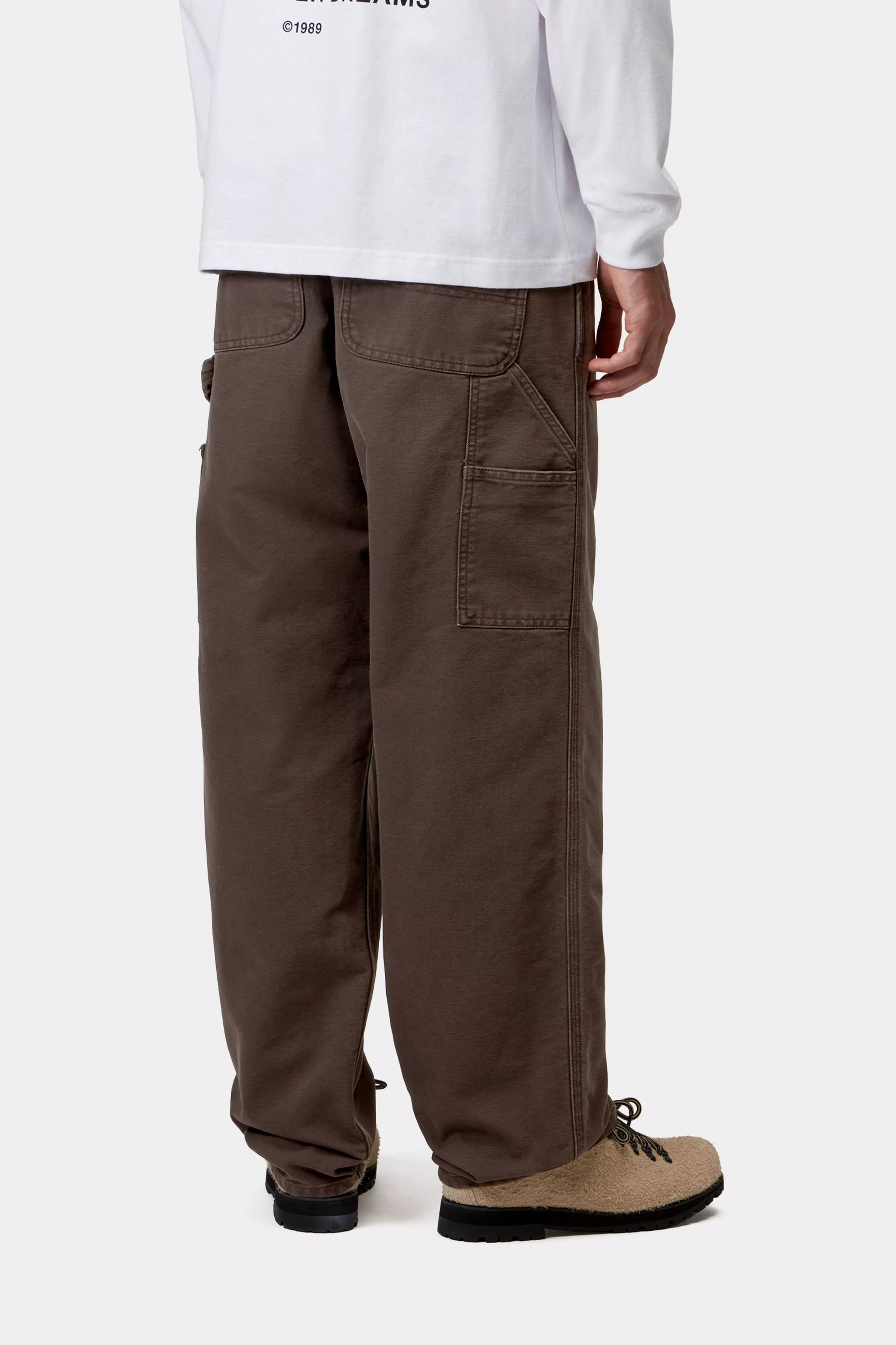 SINGLE KNEE PANT - Tobacco (stone canvas)
