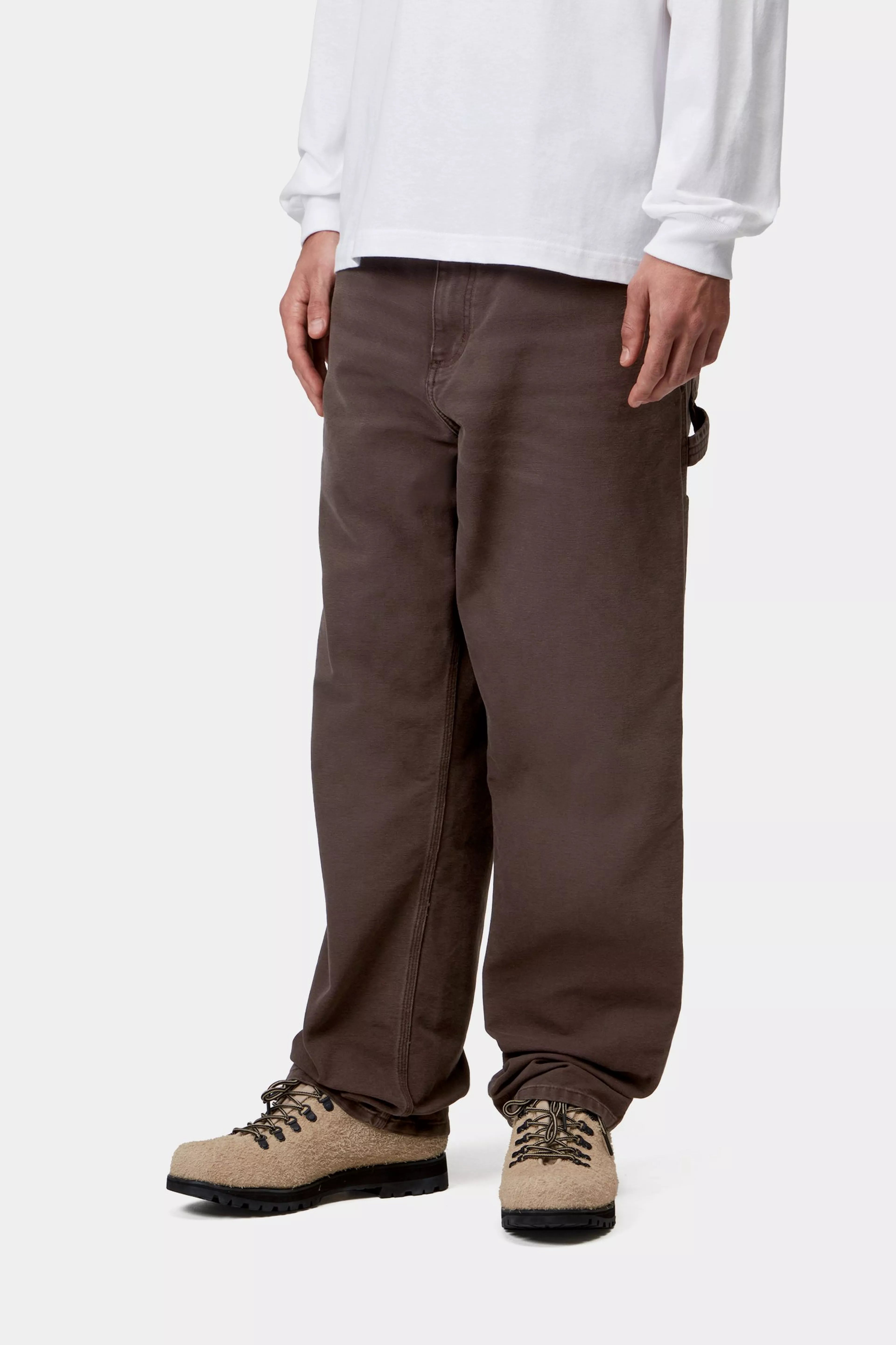 SINGLE KNEE PANT - Tobacco (stone canvas)