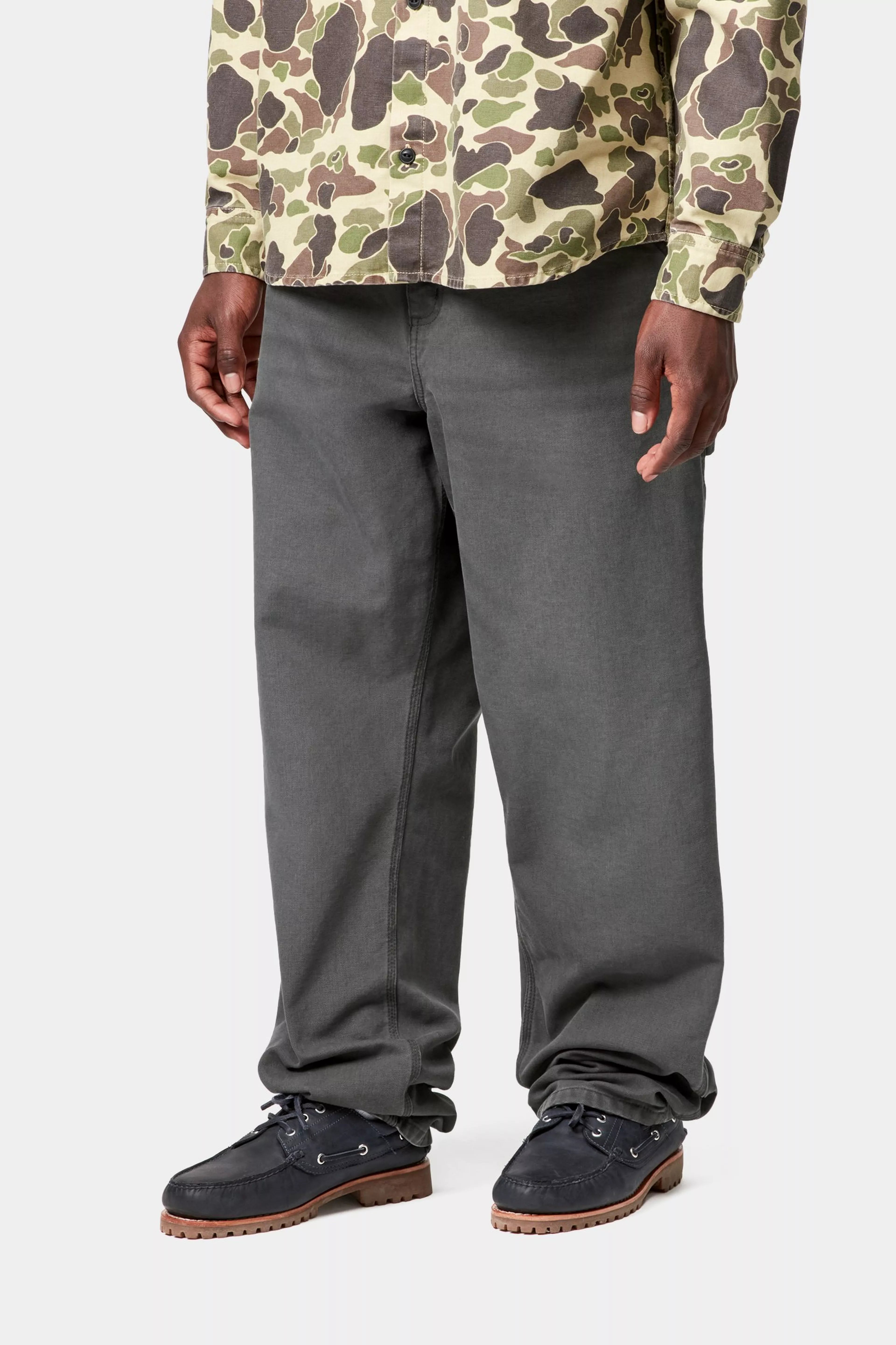 SINGLE KNEE PANT - Graphite (stone canvas)